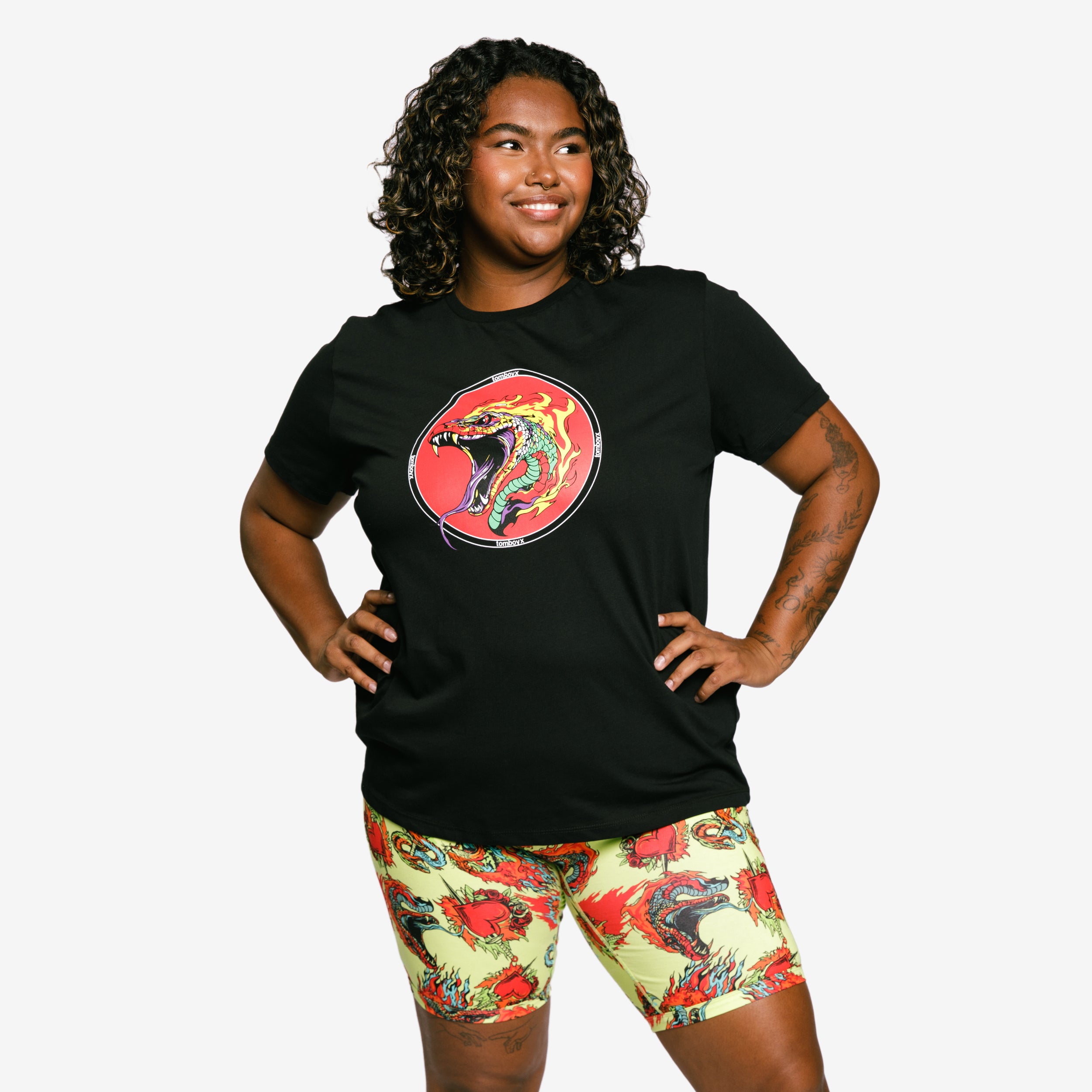 Tomboy Short Sleeve Tee - Blazing Beasts