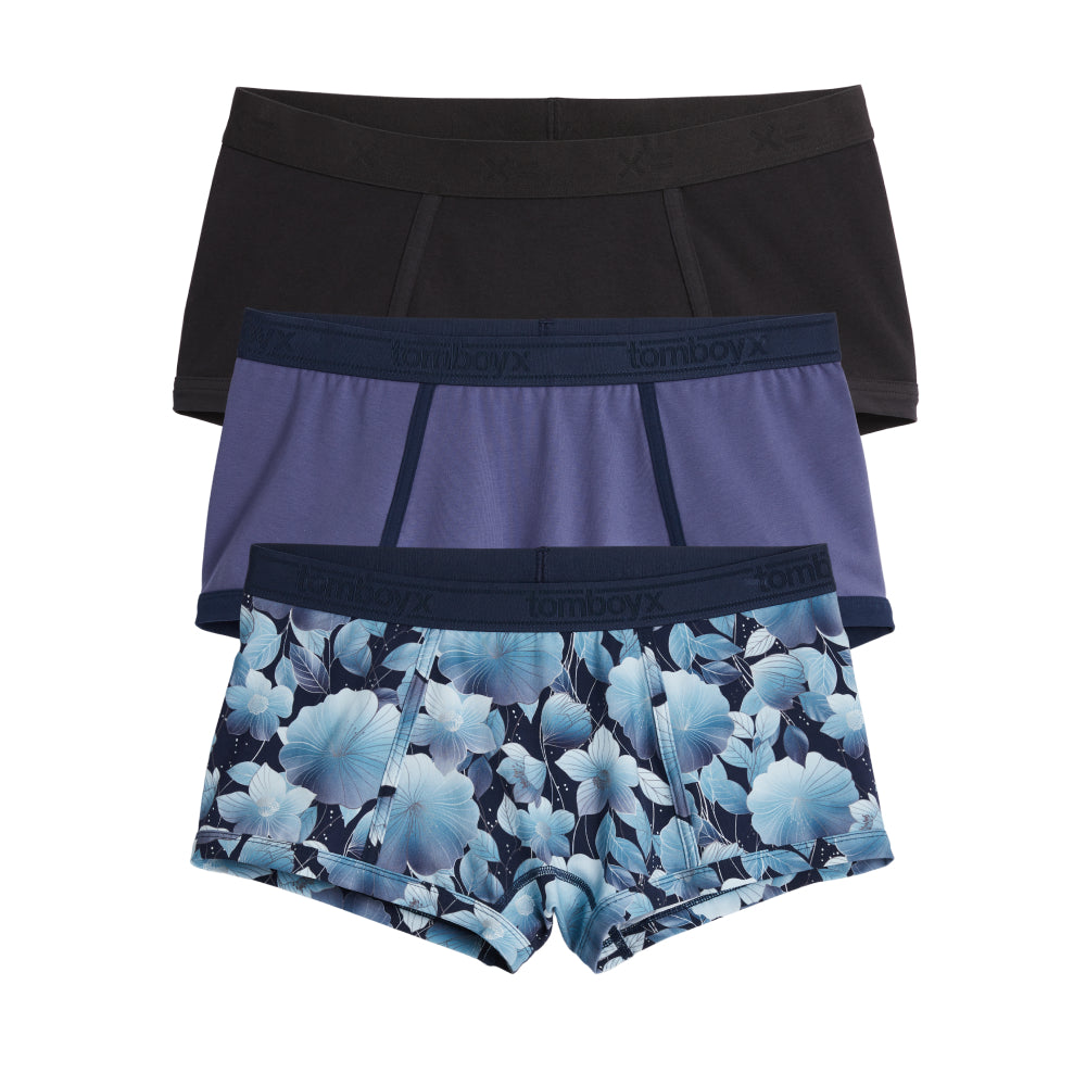 Boy Shorts 3-Pack - Glimmer Garden
