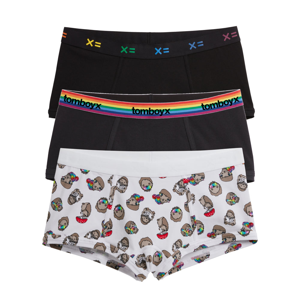 Boy Shorts 3-Pack - Be Hedgey