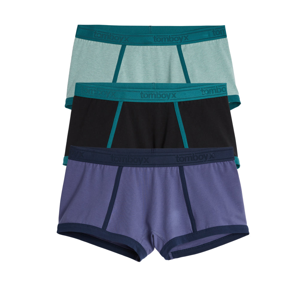 Boy Shorts 3-Pack - Winter Solids