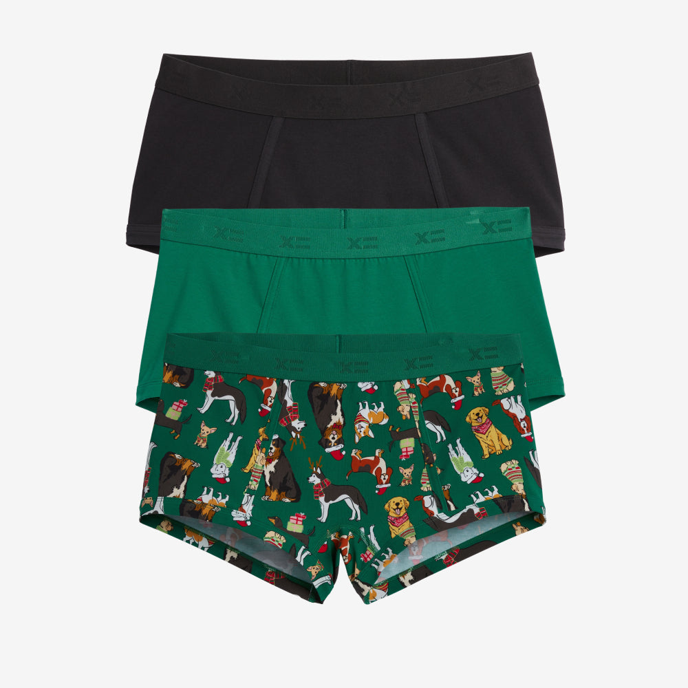 Boy Shorts 3-Pack - Jingle Paws