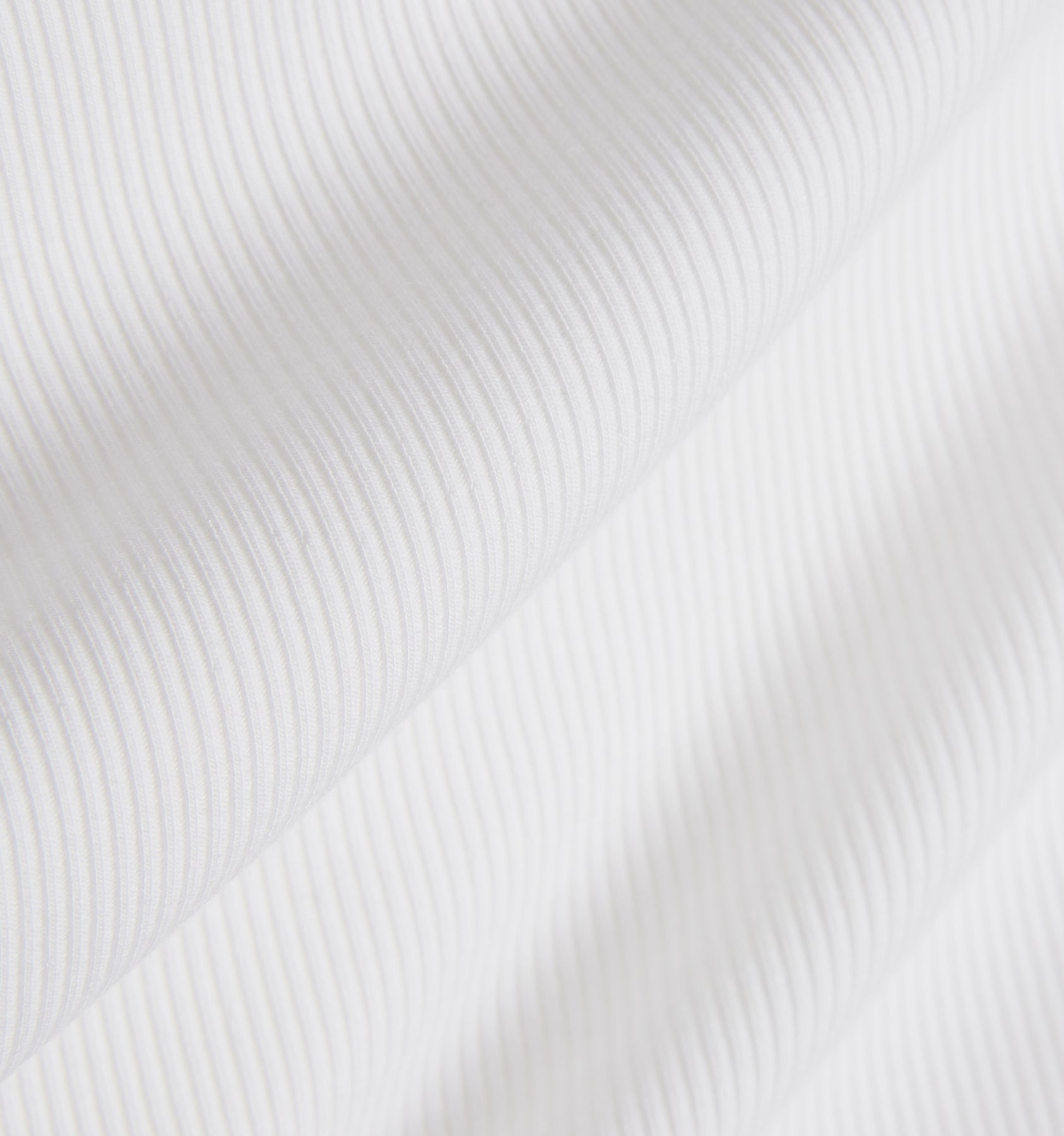 Bamboo Rib Tank - White