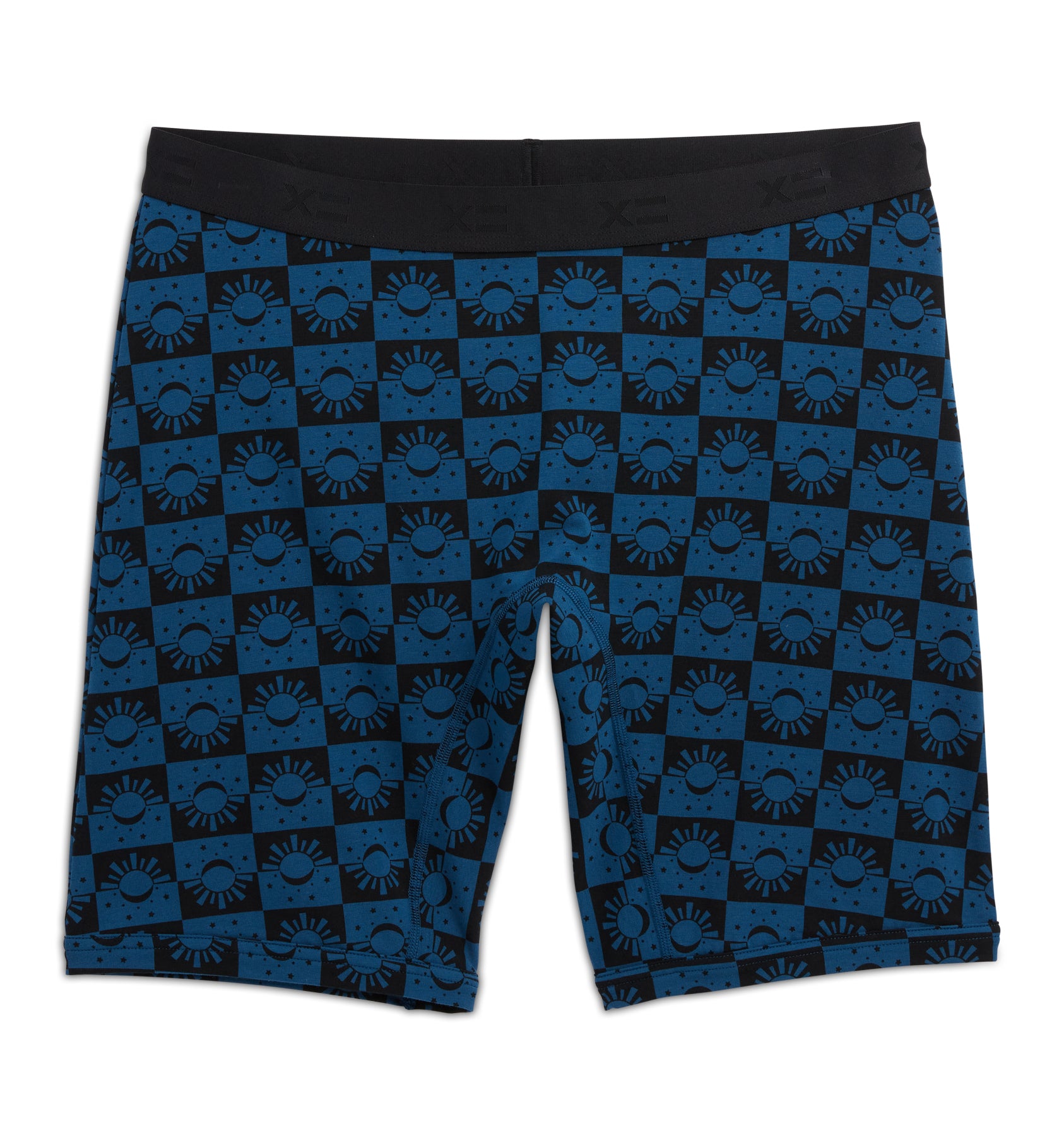 9" Boxer Briefs - Celestial Check