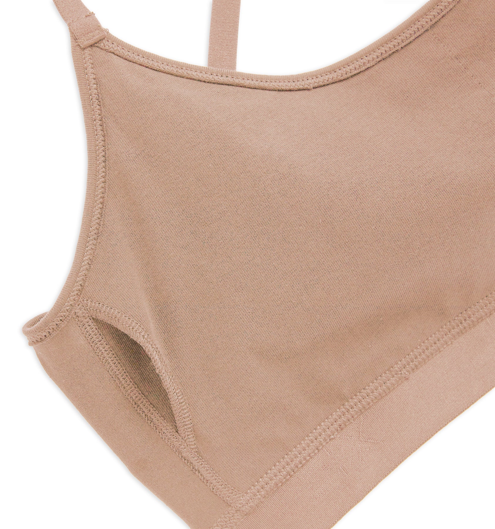 Low Cut Soft Bra - Chai