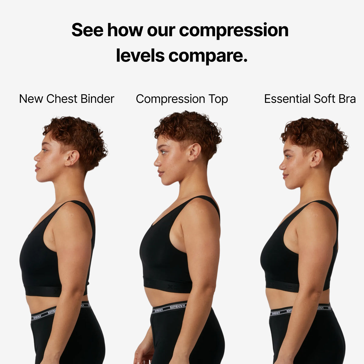 Adjustable Chest Binder - Chai