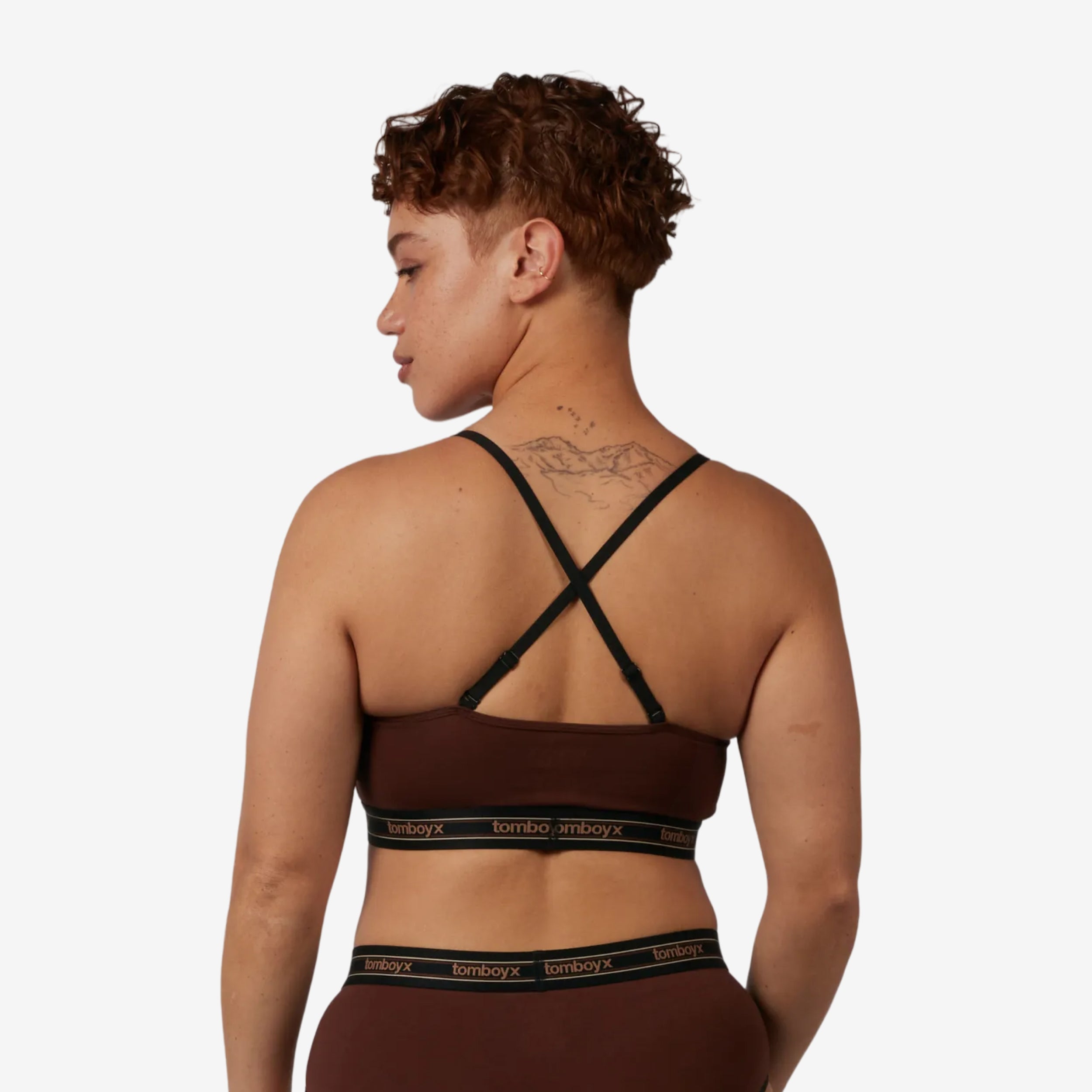 Low Cut Soft Bra - Chocolate Fondant