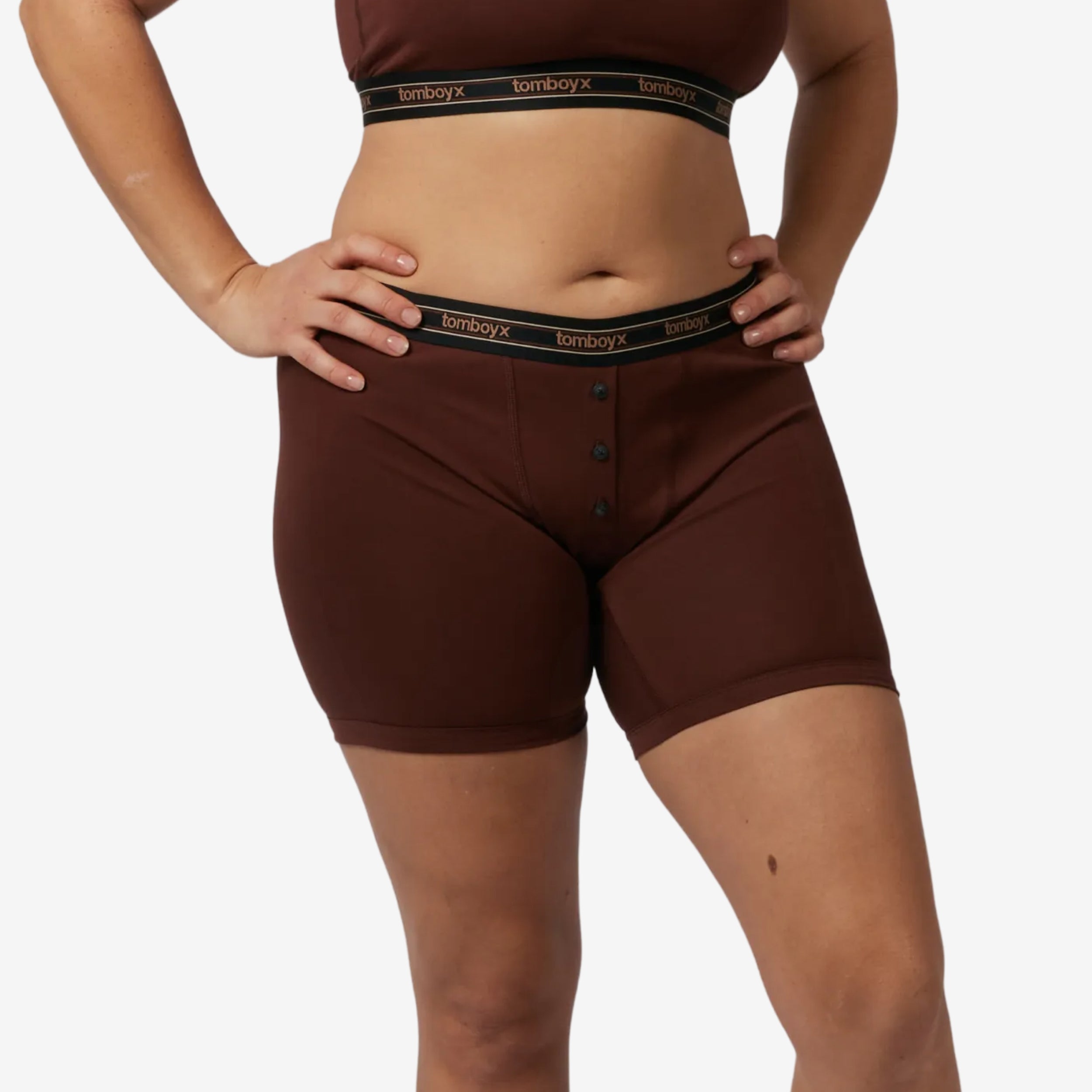 6" Fly Boxer Briefs - Chocolate Fondant