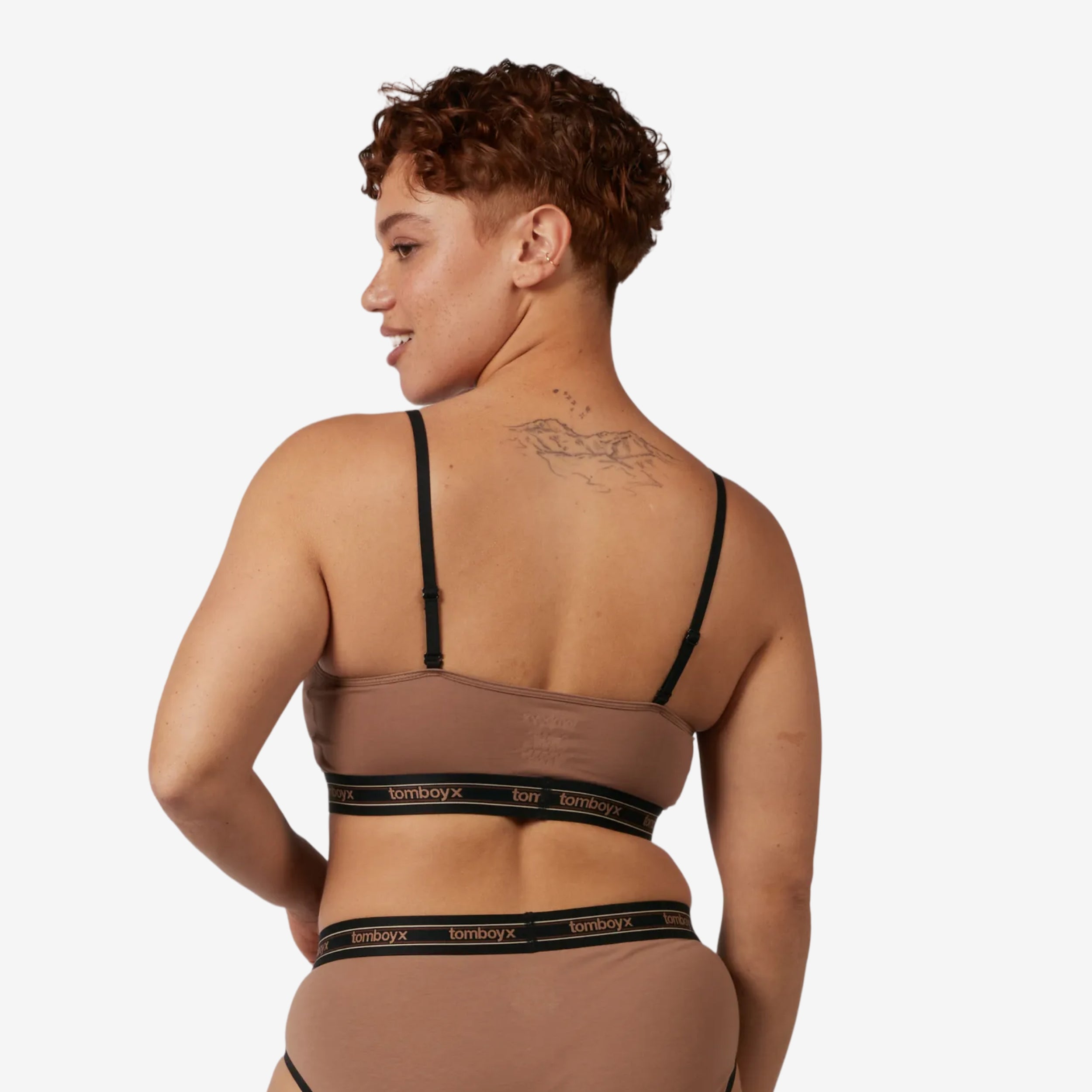 Low Cut Soft Bra - Chocolate Malt
