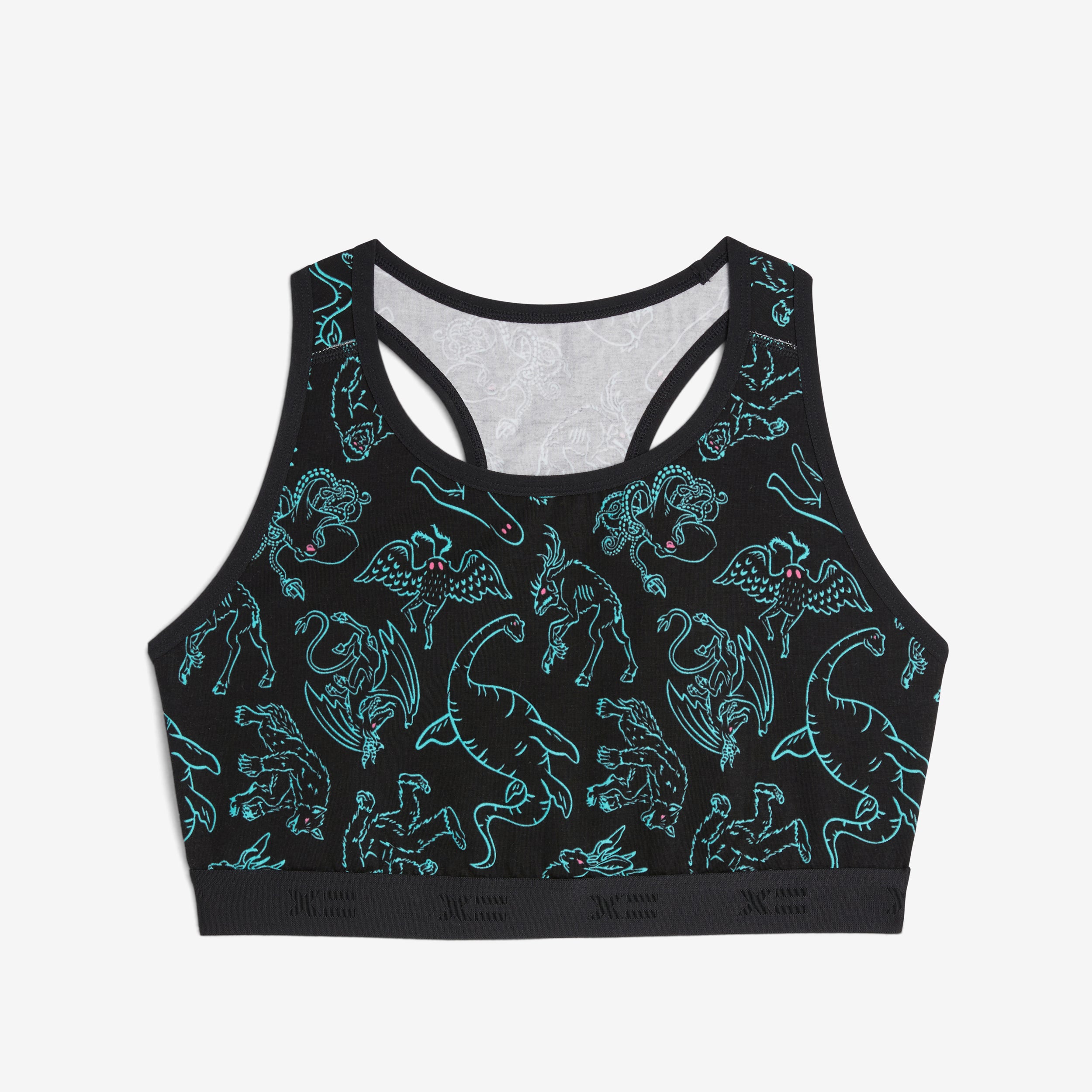 Racerback Soft Bra - Cryptids