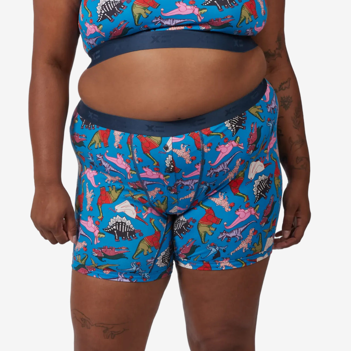 6" Fly Boxer Briefs - Dinoween