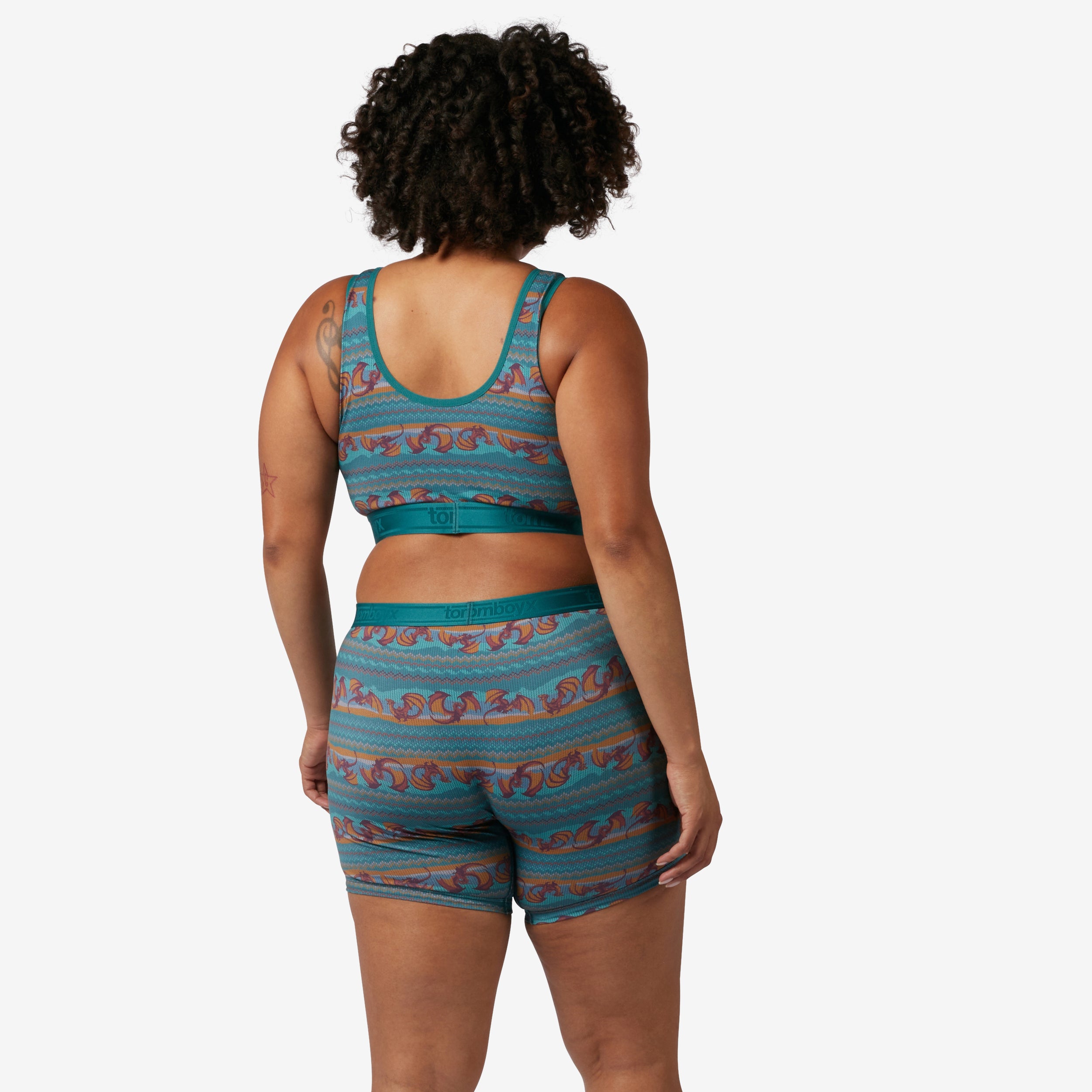 6" No Fly Boxer Briefs - Dragon Fairisle