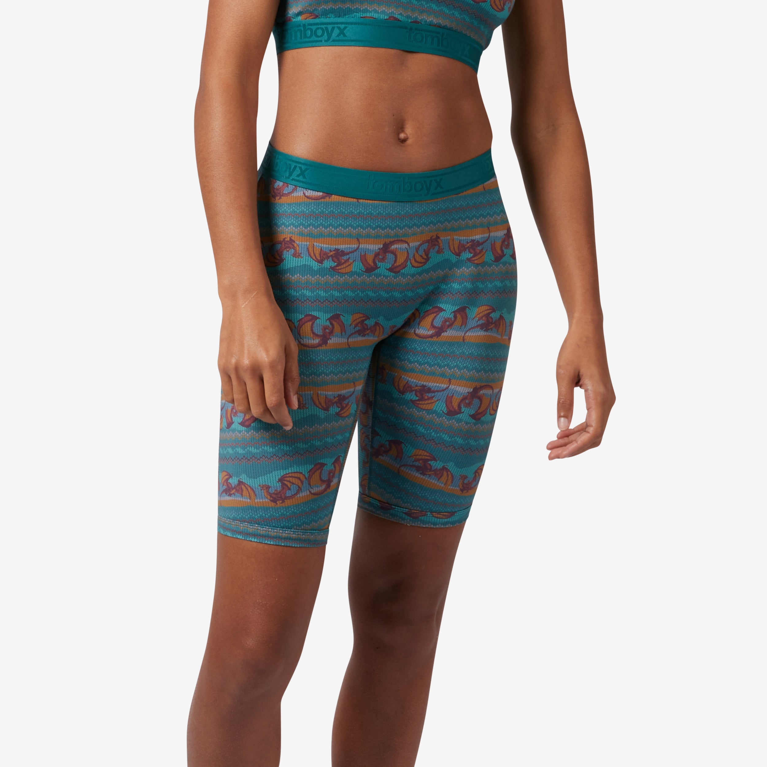 9" Boxer Briefs - Dragon Fairisle