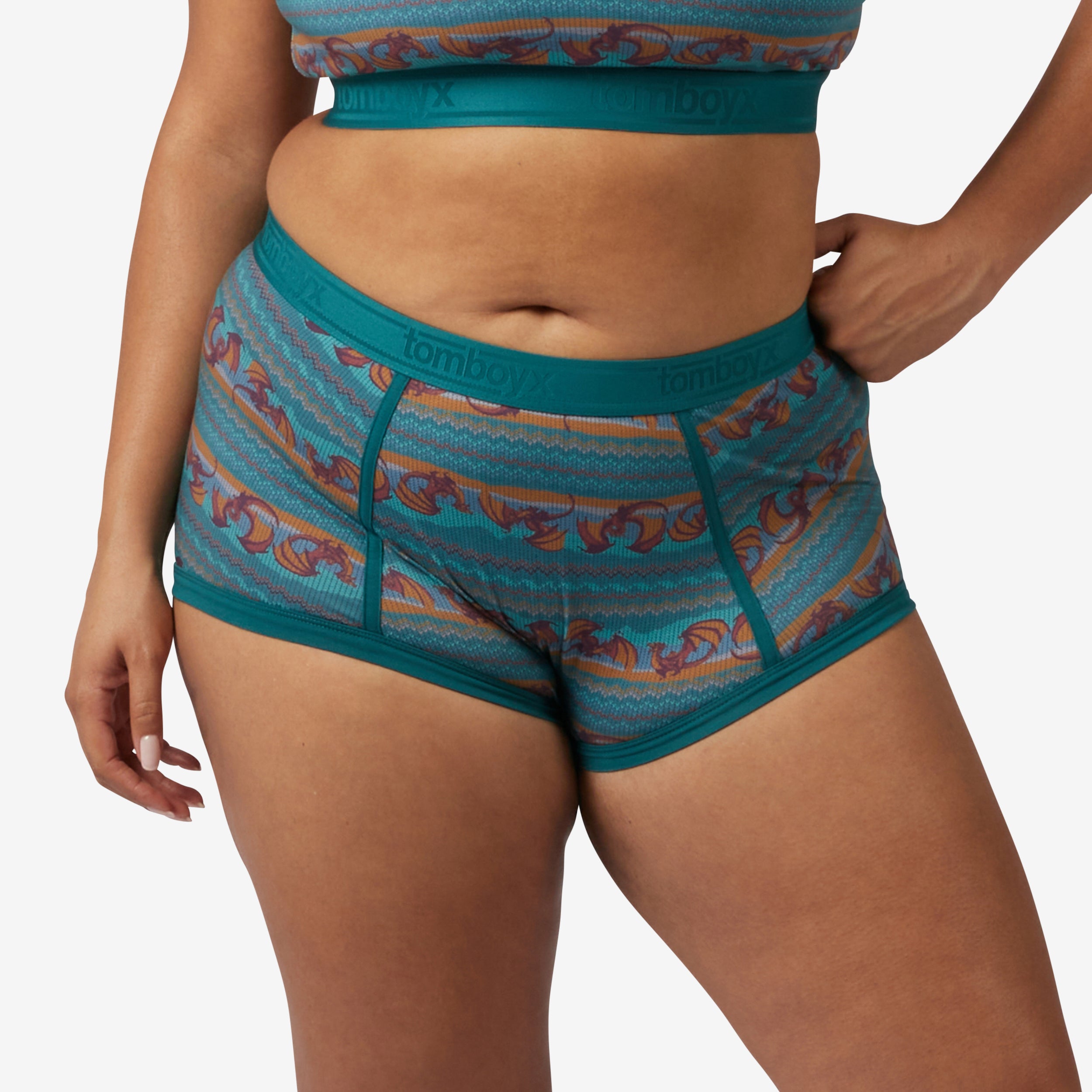 Boy Shorts - Dragon Fairisle