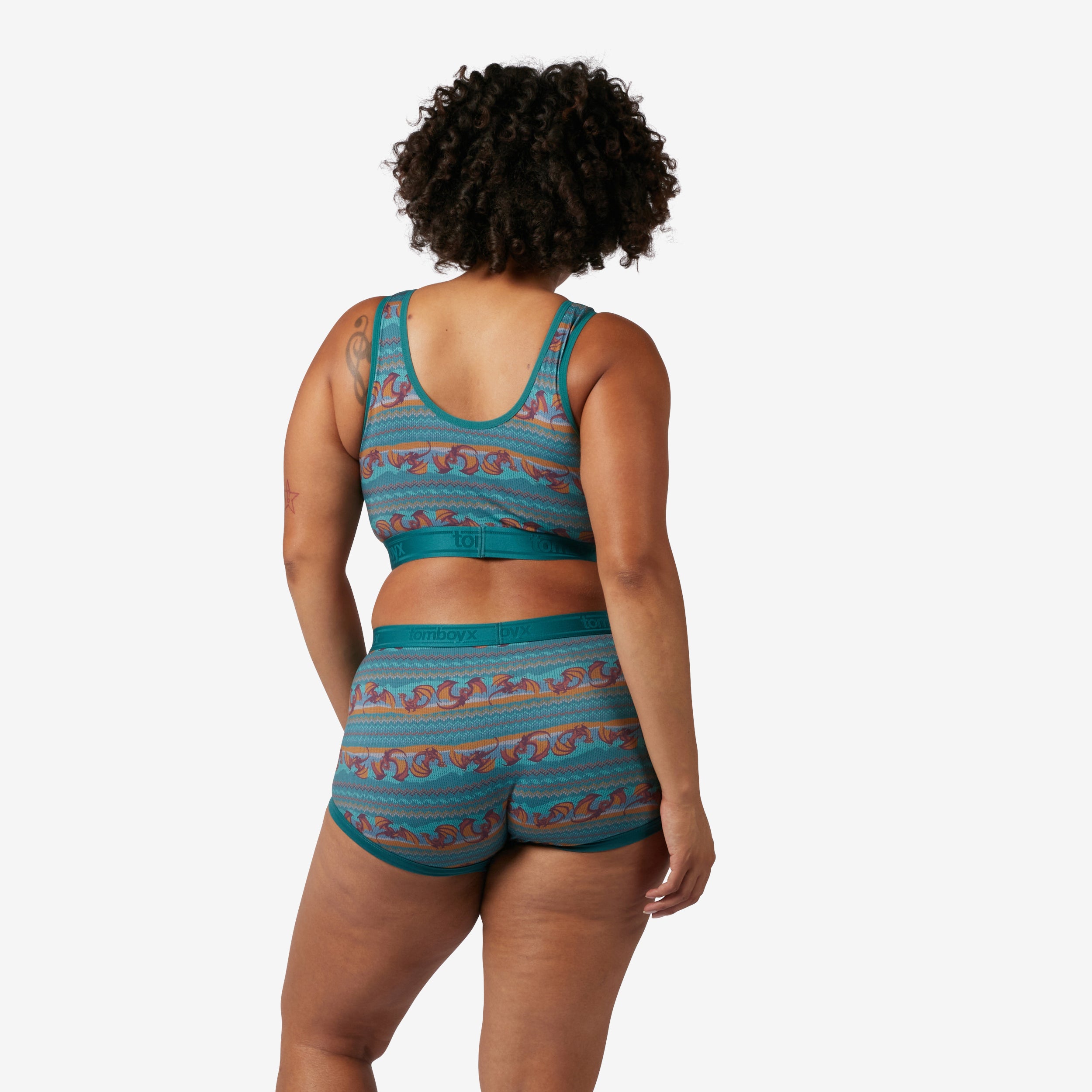 Boy Shorts - Dragon Fairisle