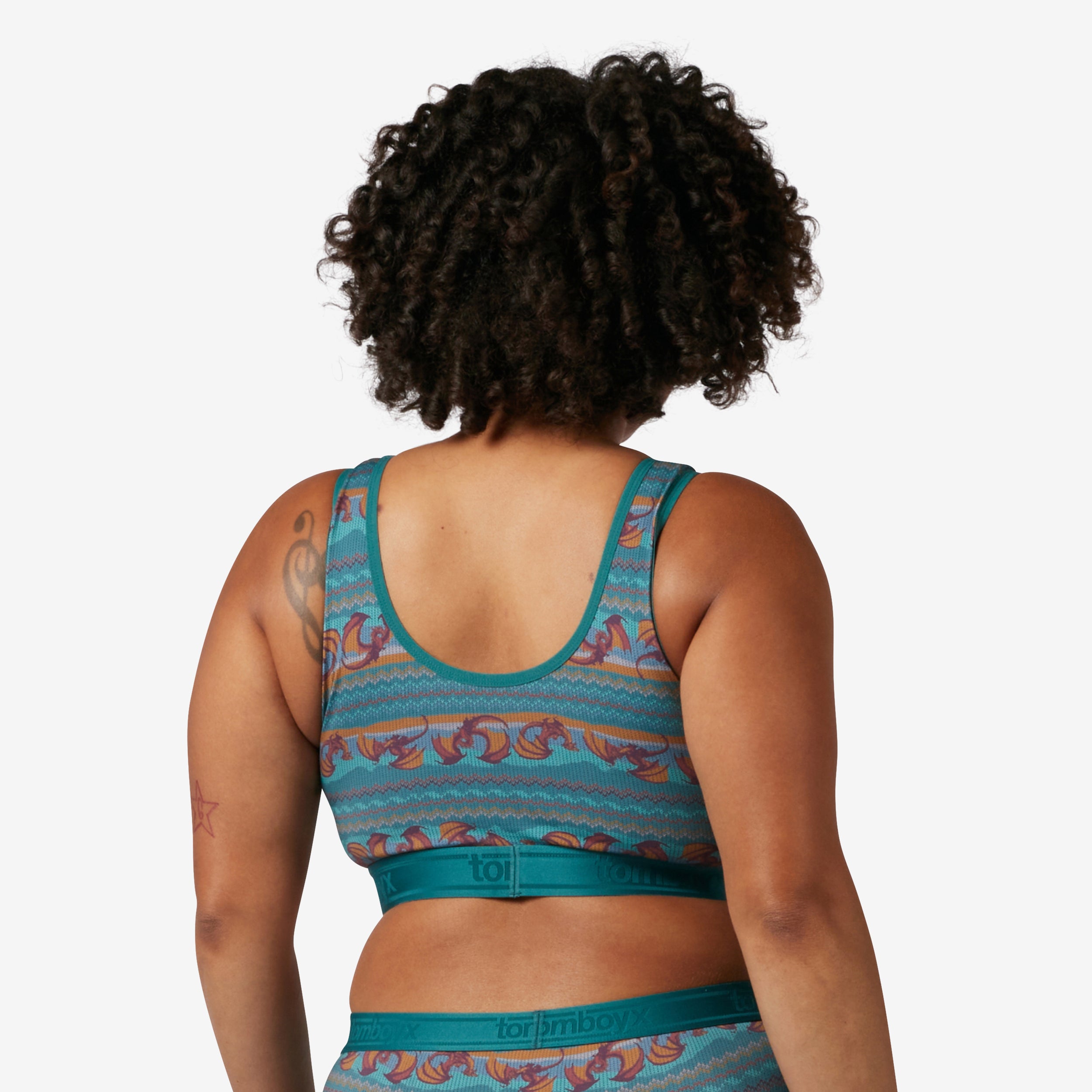 Essentials Soft Bra - Dragon Fairisle