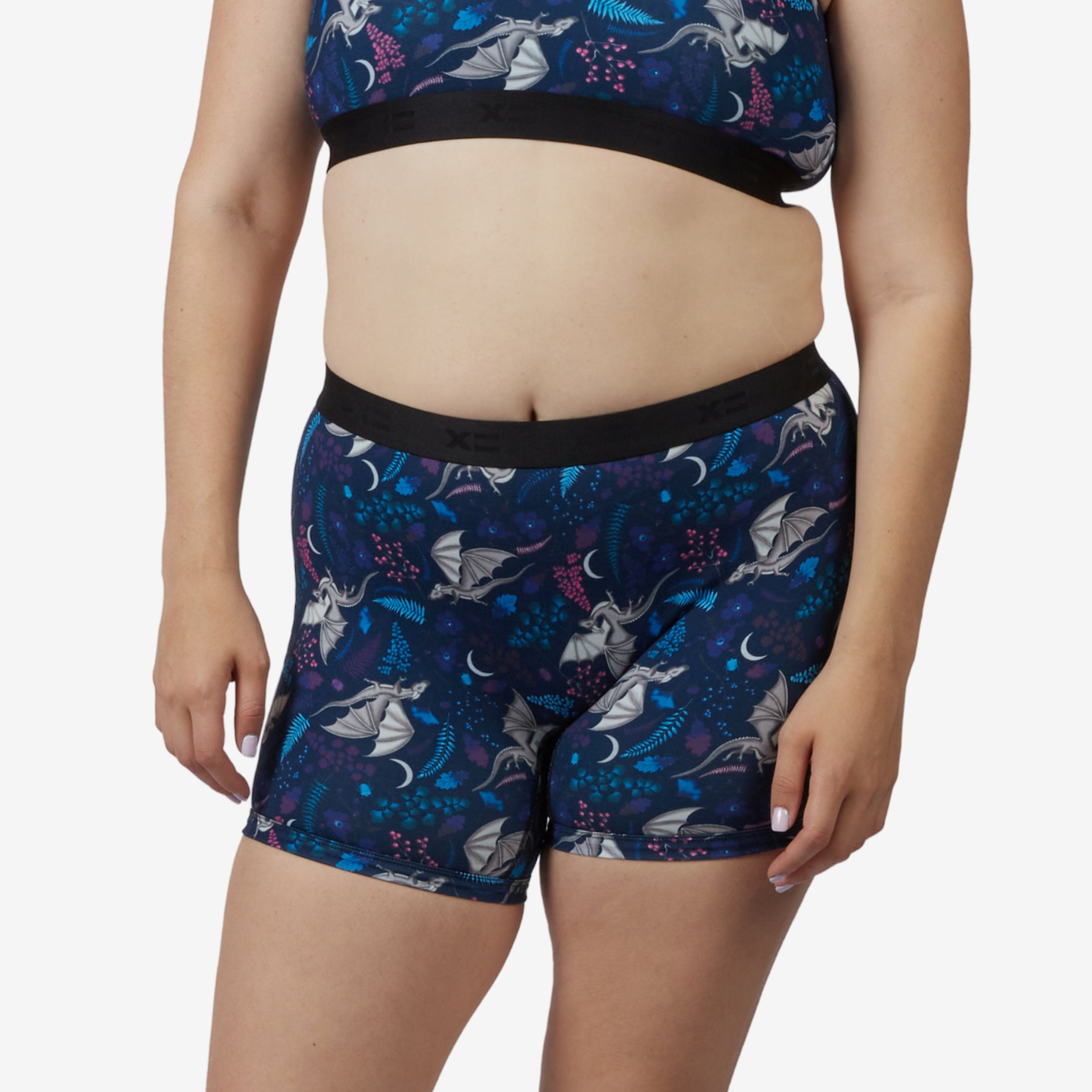 6" No Fly Boxer Briefs - Dragon Tapestry