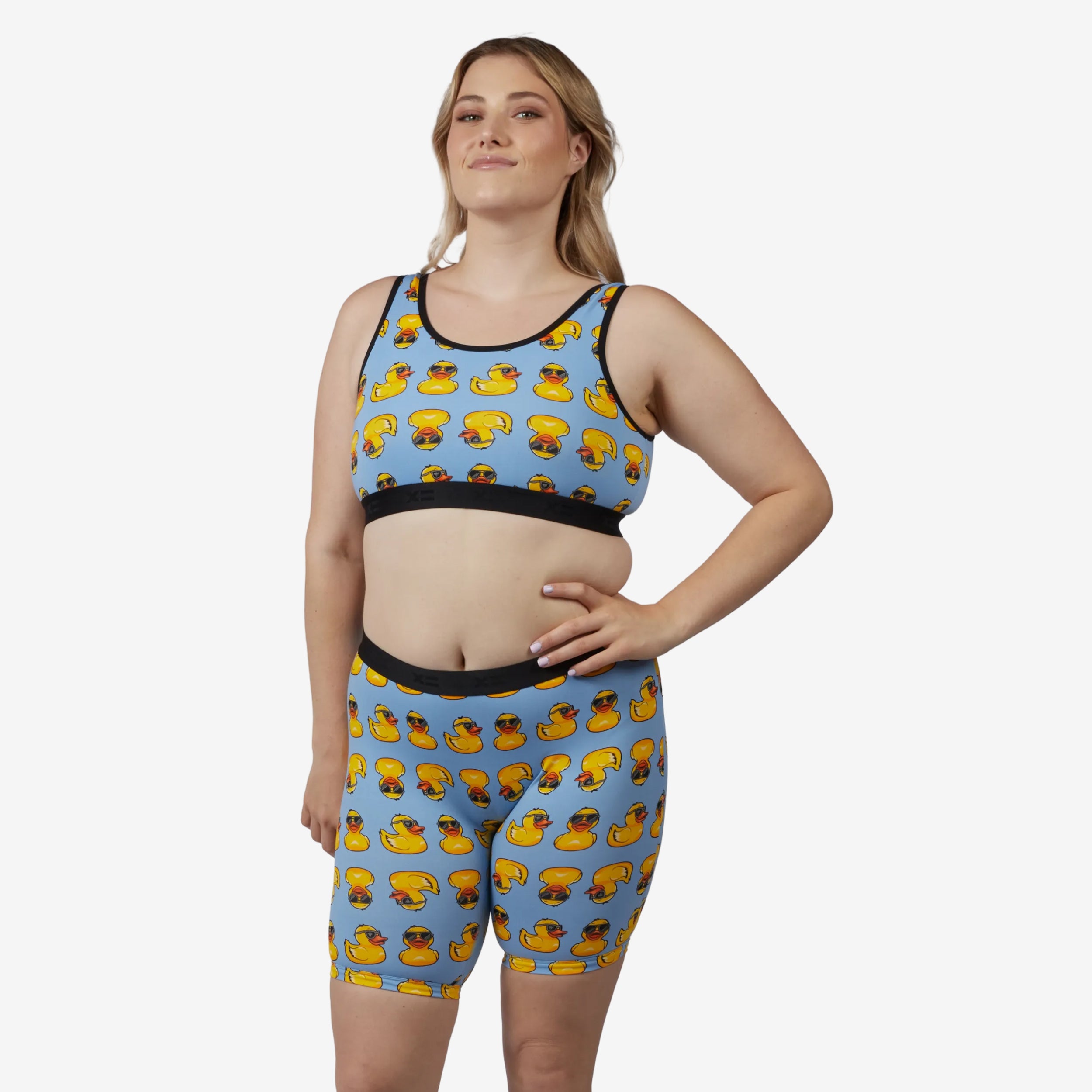 Model: Natalie is 5'11" and wears a Medium