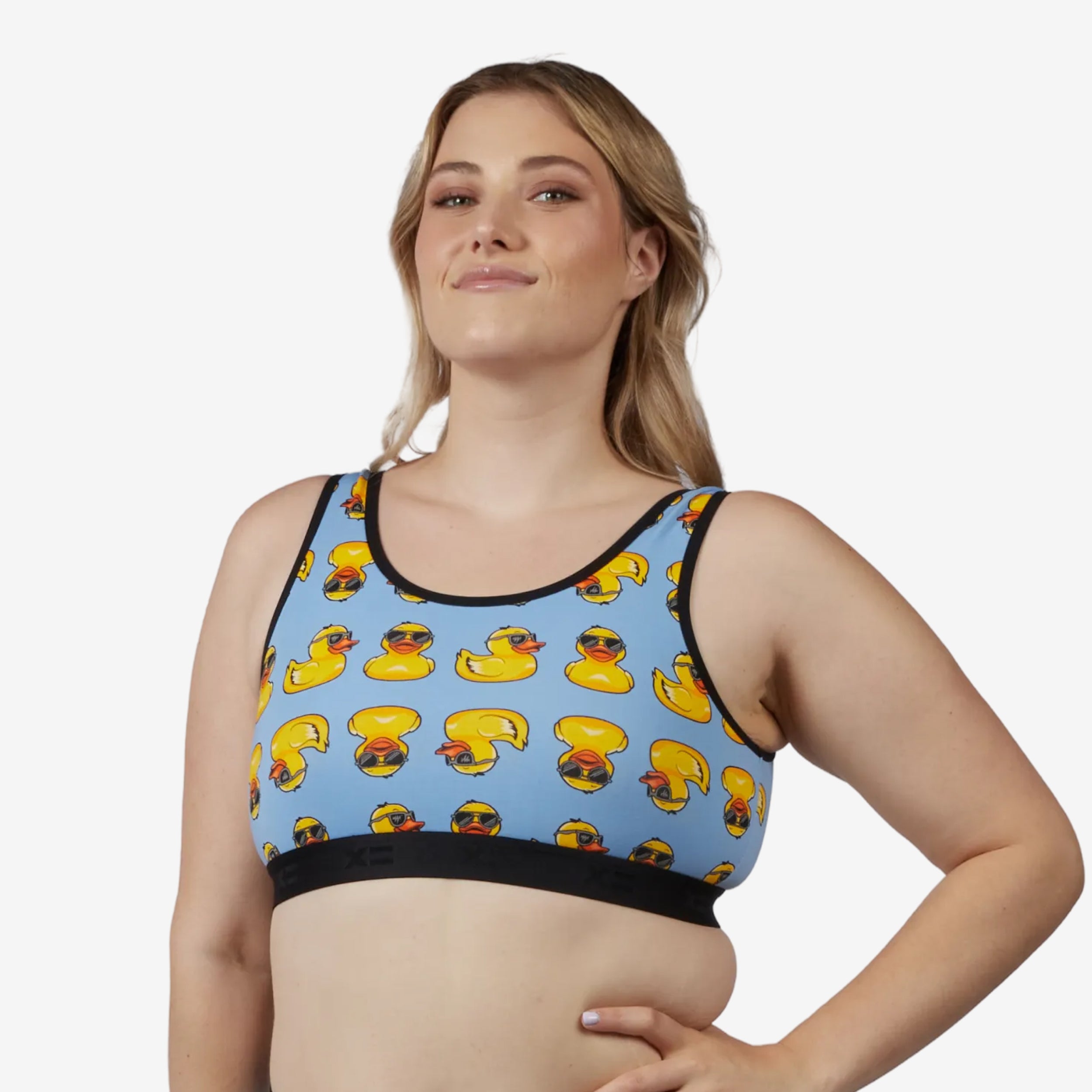 Model: Natalie is 5'11" and wears a Medium