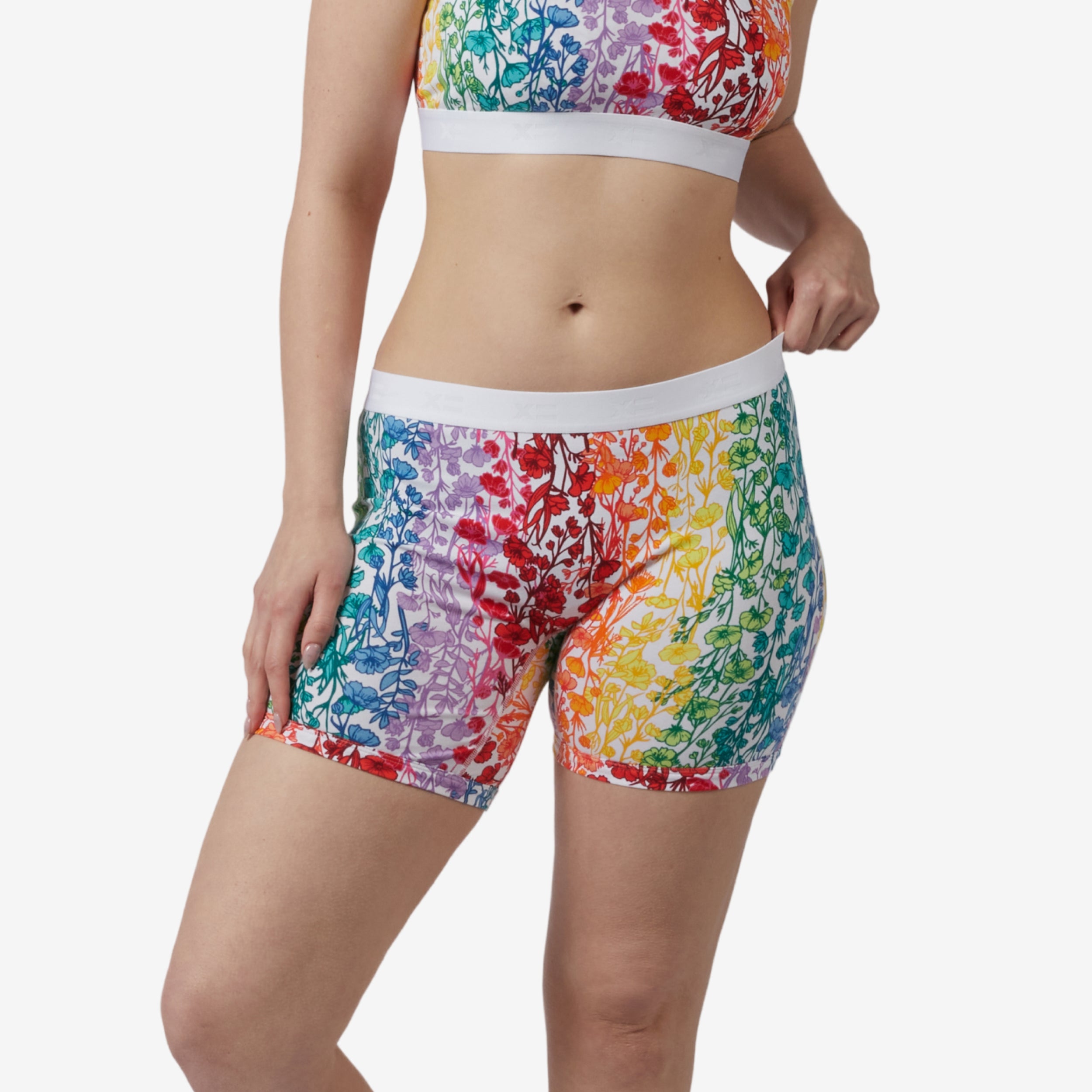 6" No Fly Boxer Briefs - Enchanted Vines