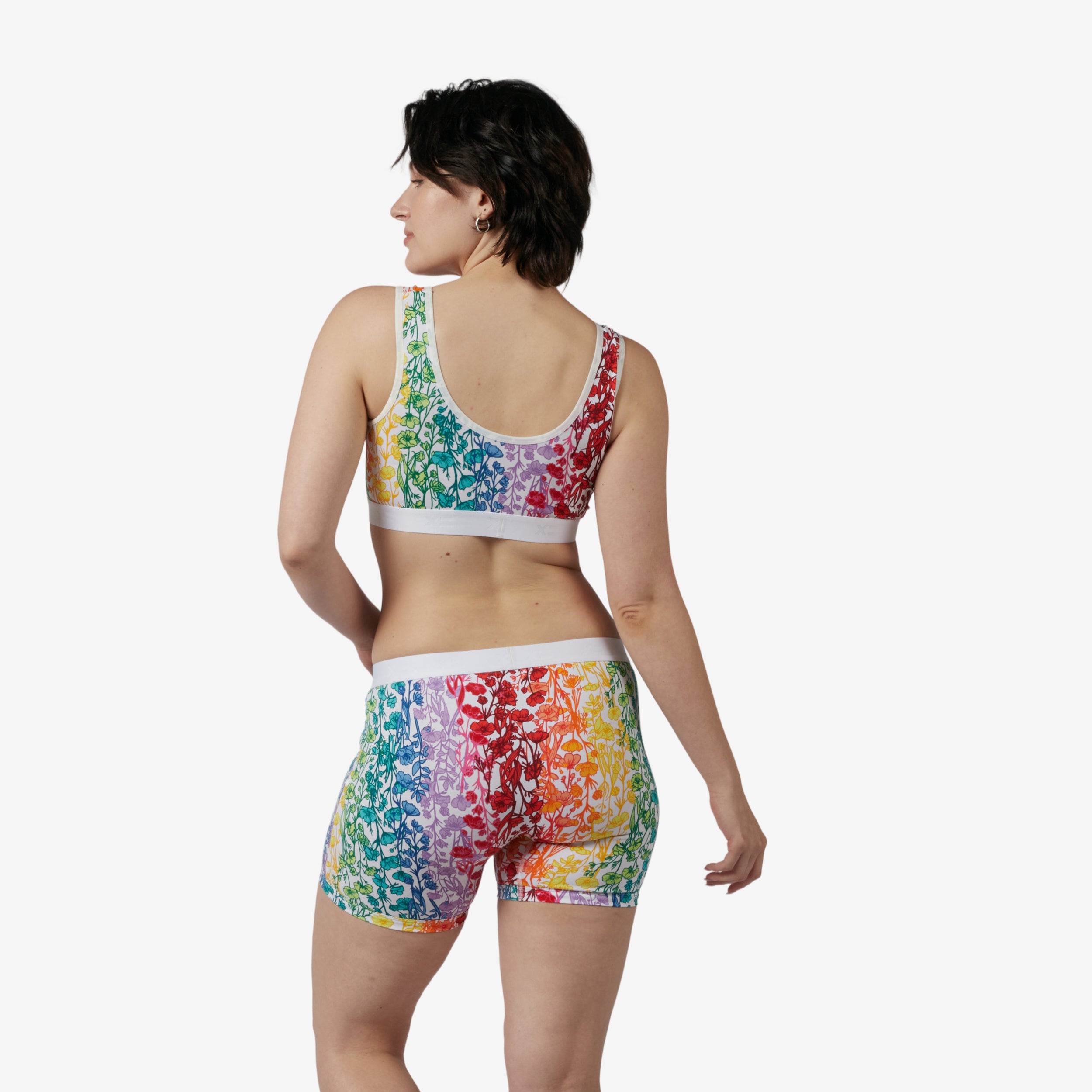 6" No Fly Boxer Briefs - Enchanted Vines