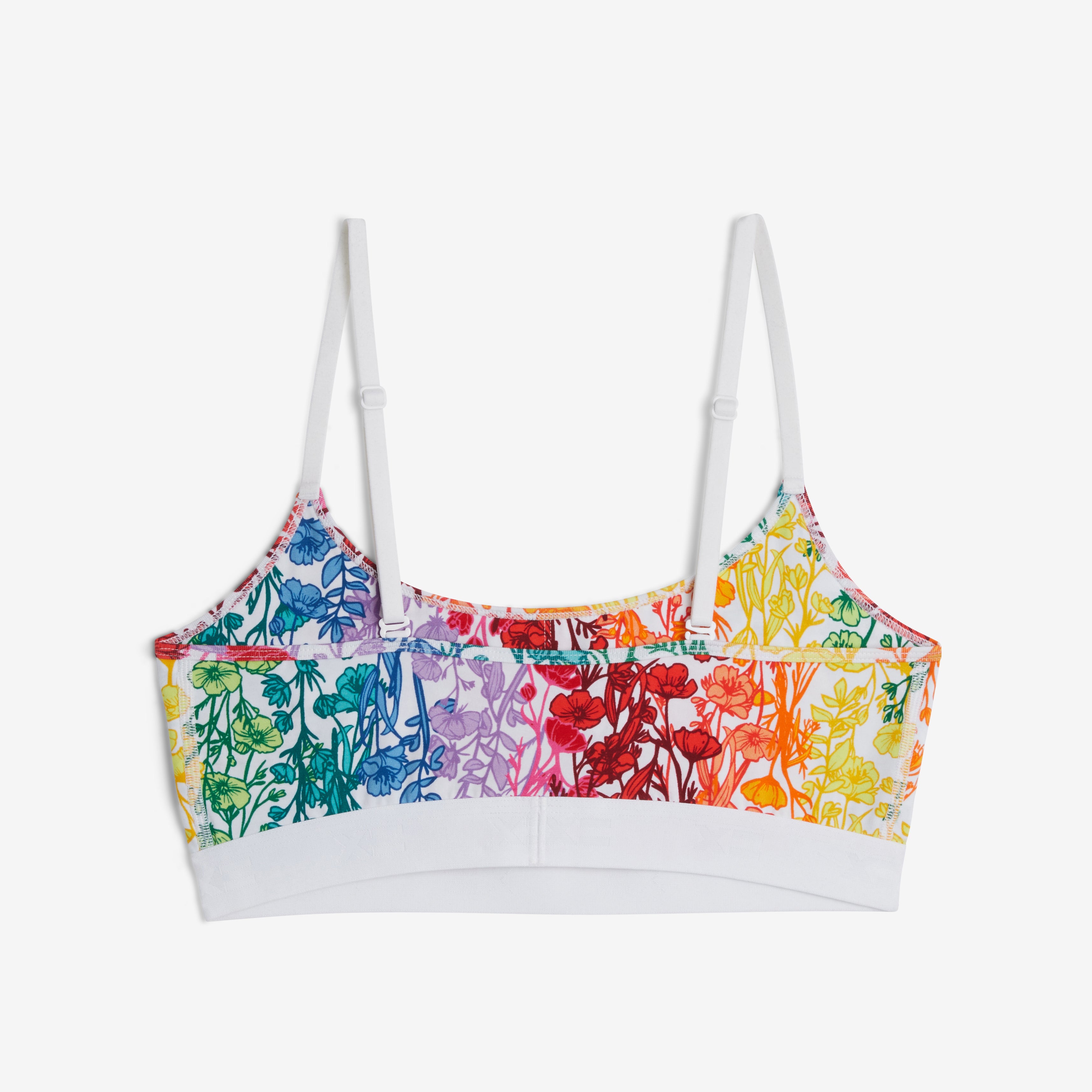 Low Cut Soft Bra - Enchanted Vines