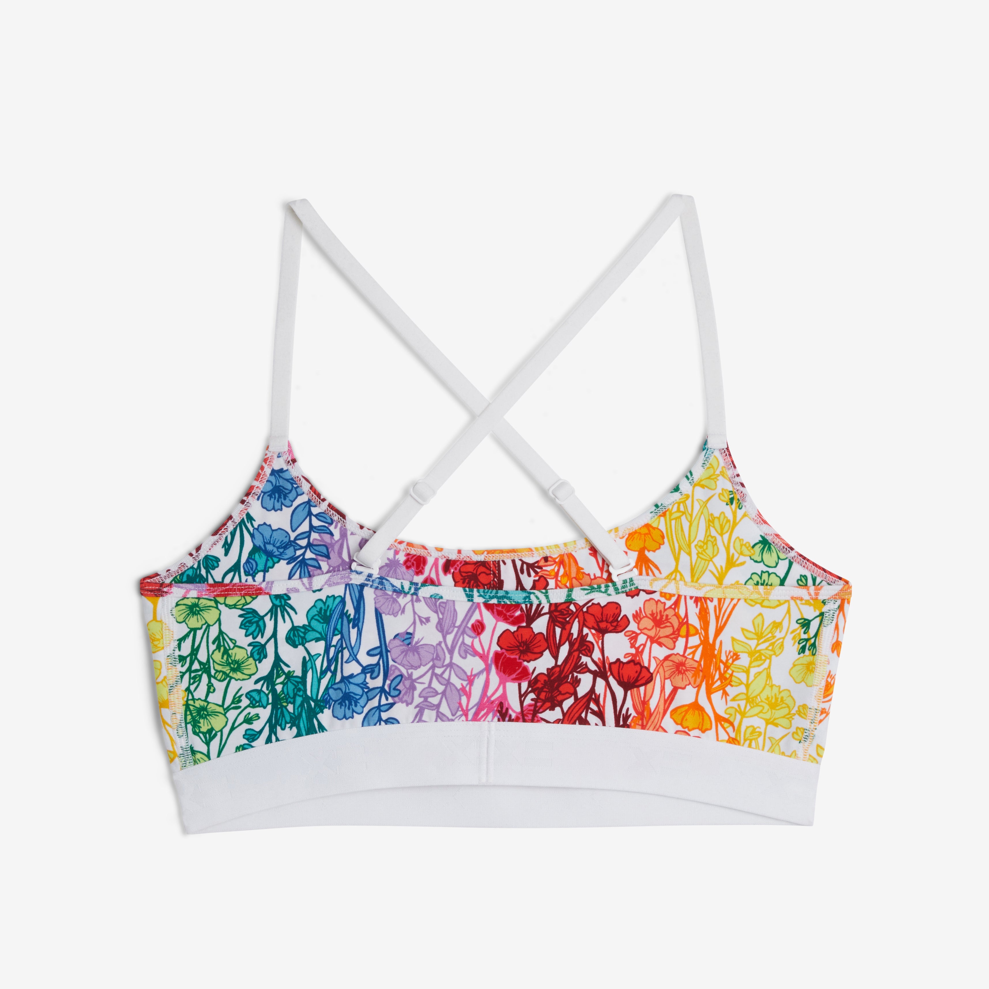 Low Cut Soft Bra - Enchanted Vines