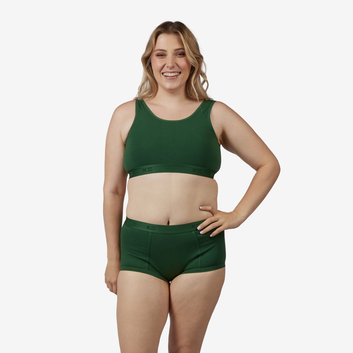 Model: Natalie is 5'11" and wears a Medium
