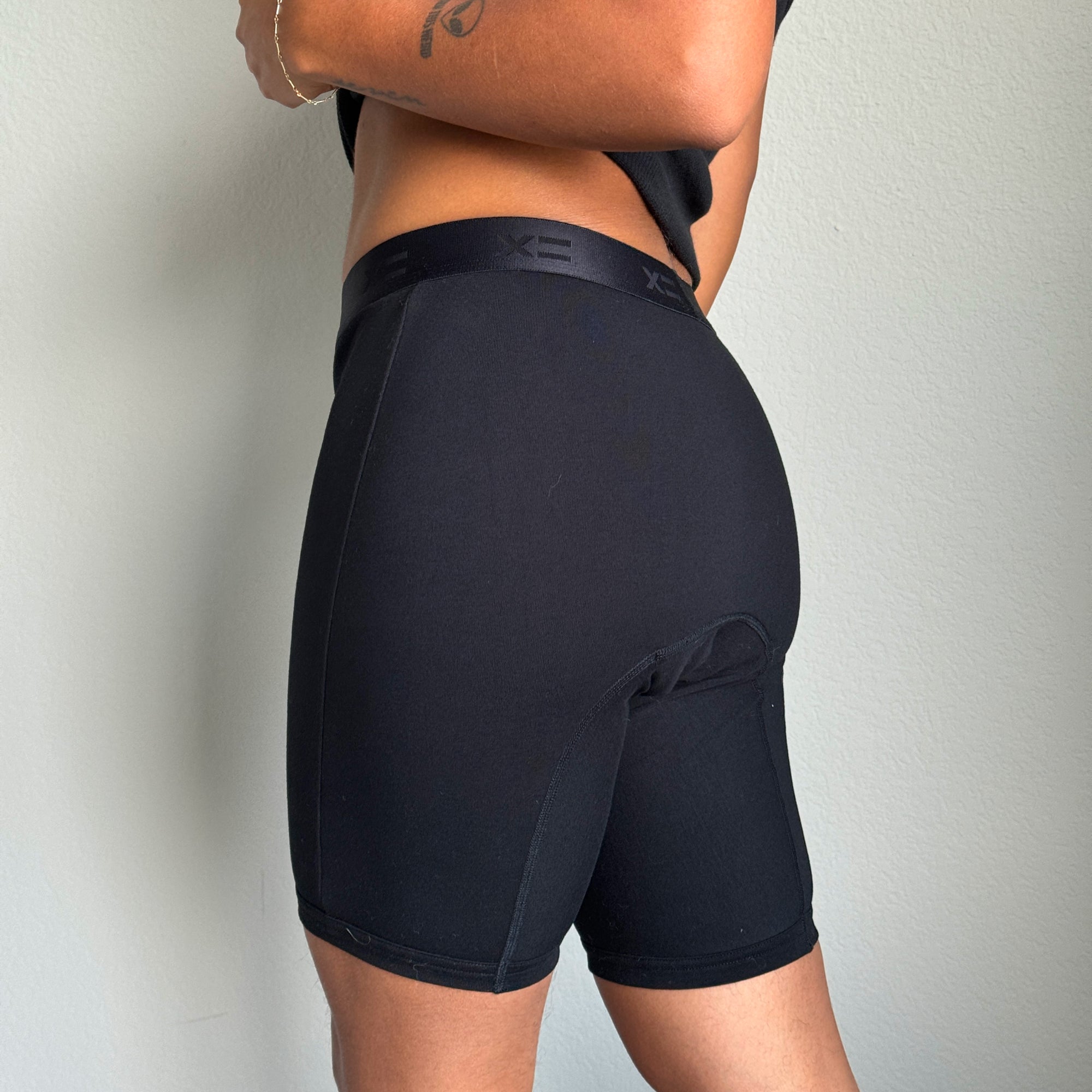 First Line Period 9" Boxer Briefs - X= Black