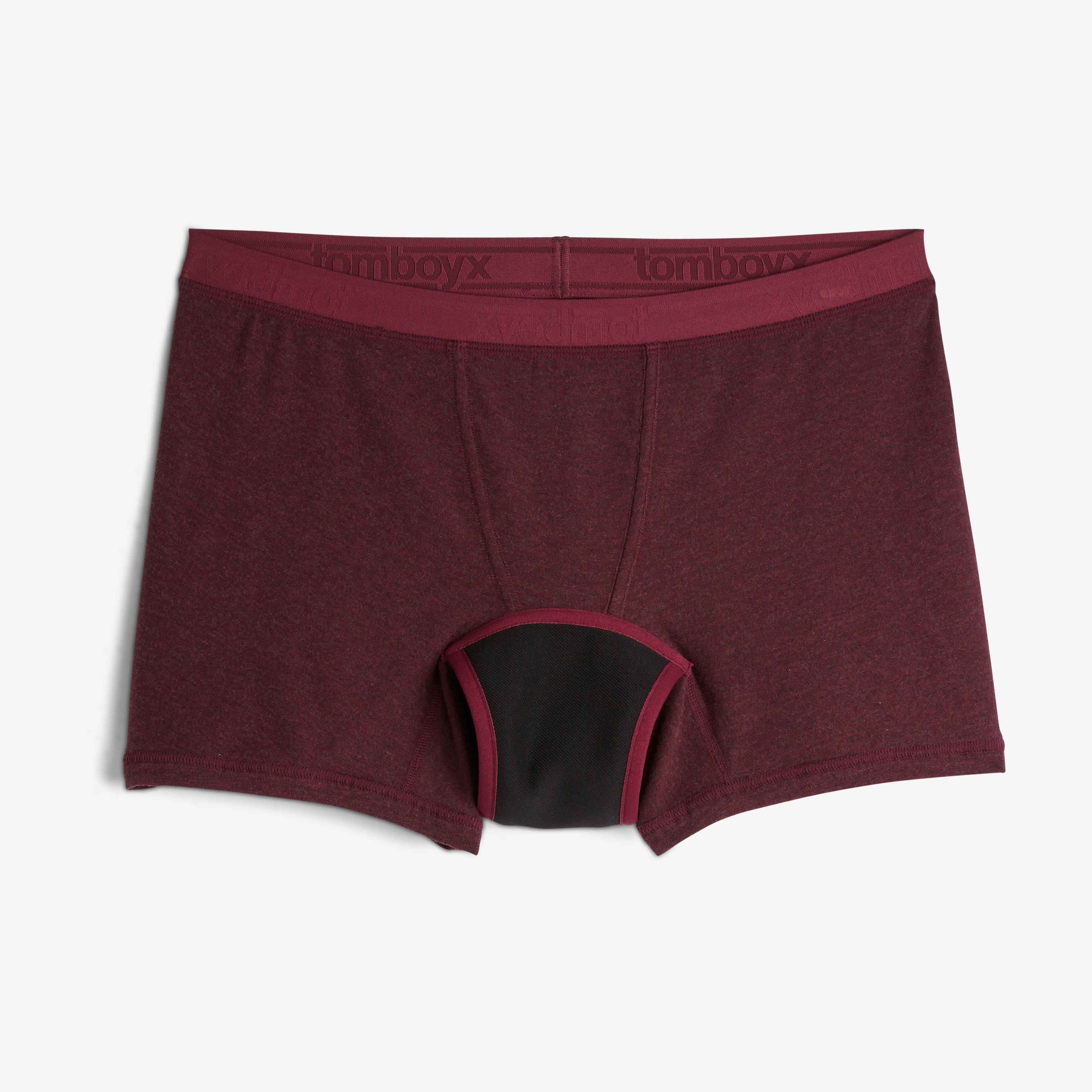 First Line Period 4.5" Trunks - Black Cherry Heather