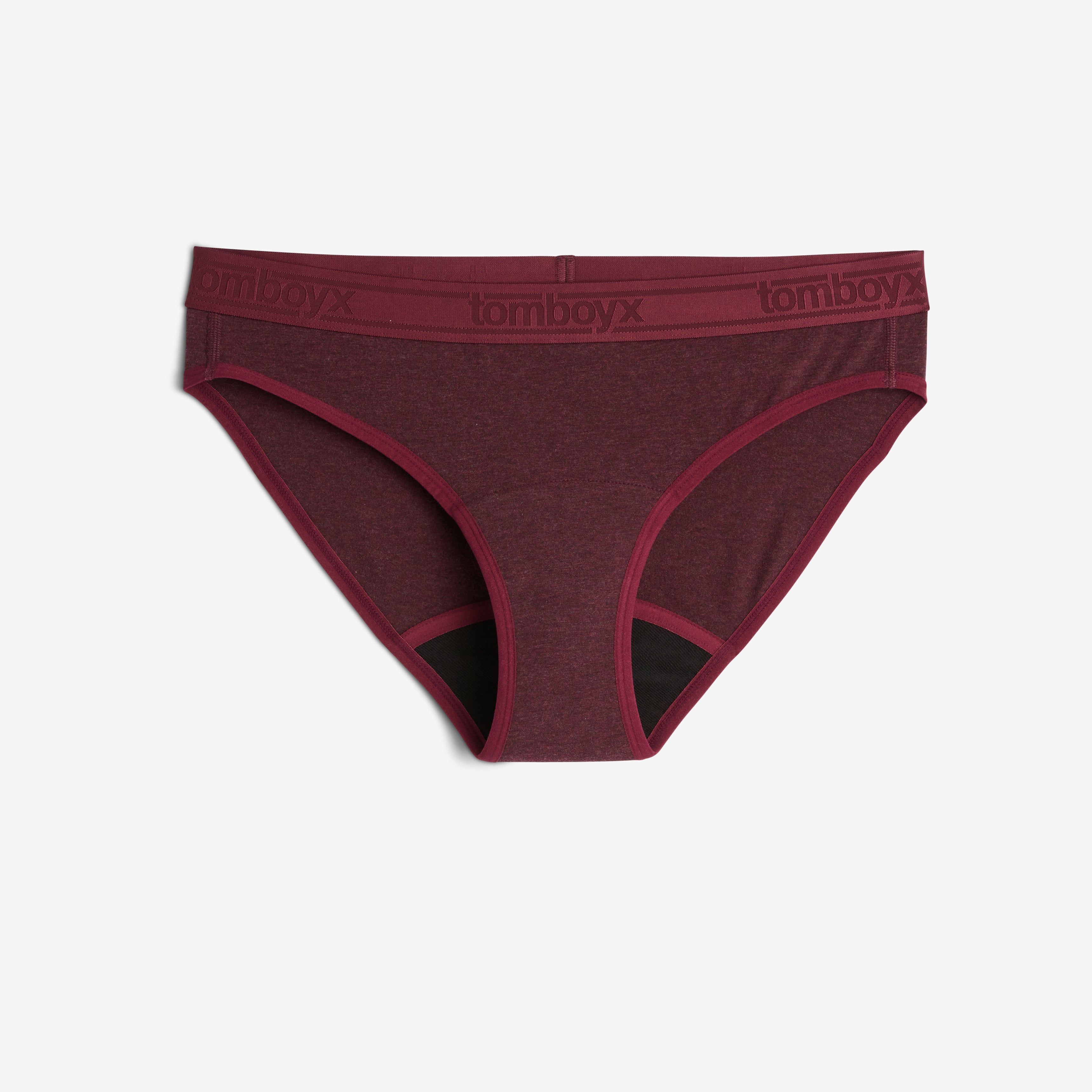 First Line Period Bikini - Black Cherry Heather