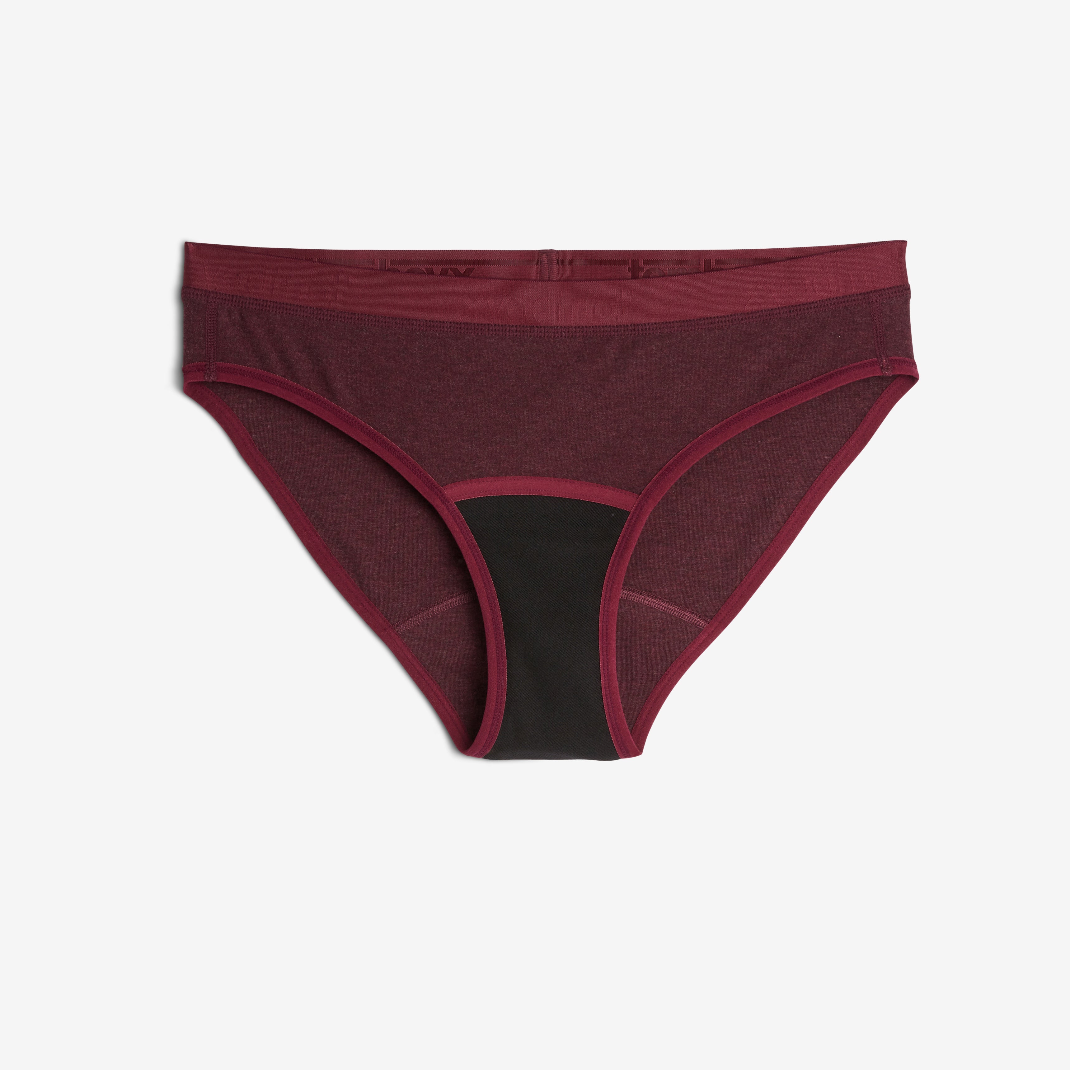 First Line Period Bikini - Black Cherry Heather