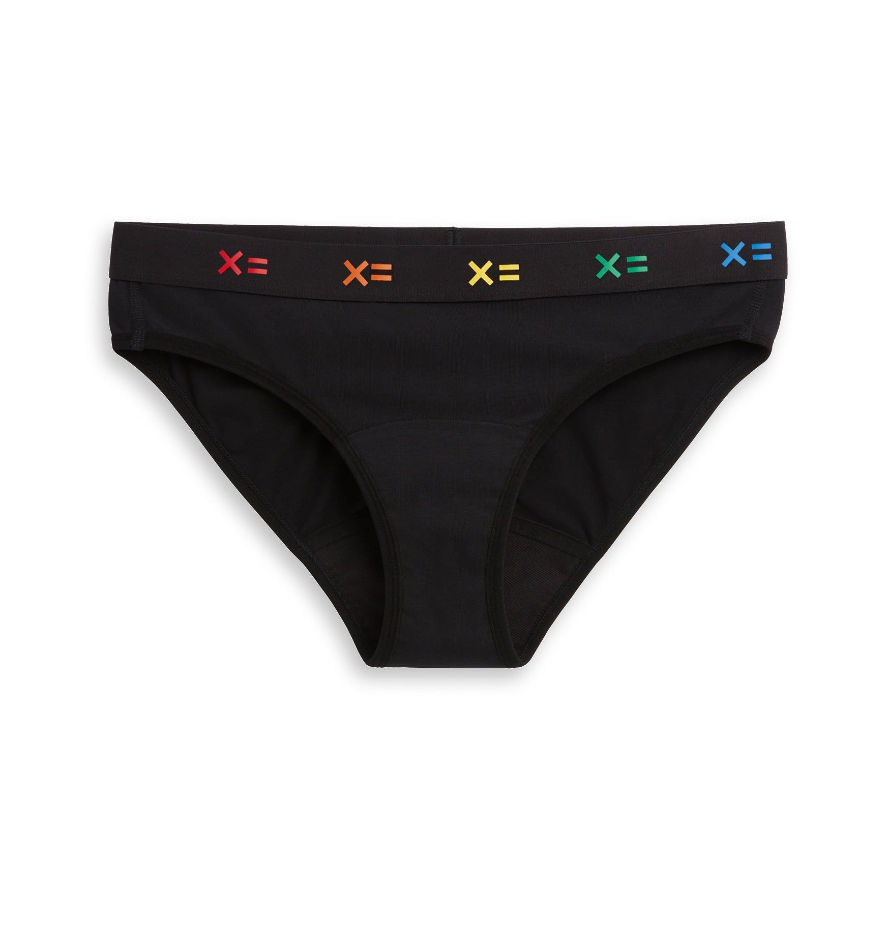 First Line Period Bikini 3-Pack - Black X= Rainbow