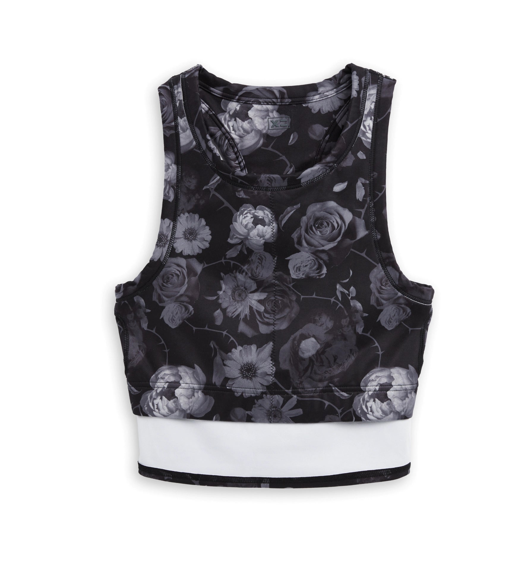 Cozy Luxe Bra Top - Dark Floral Remedies