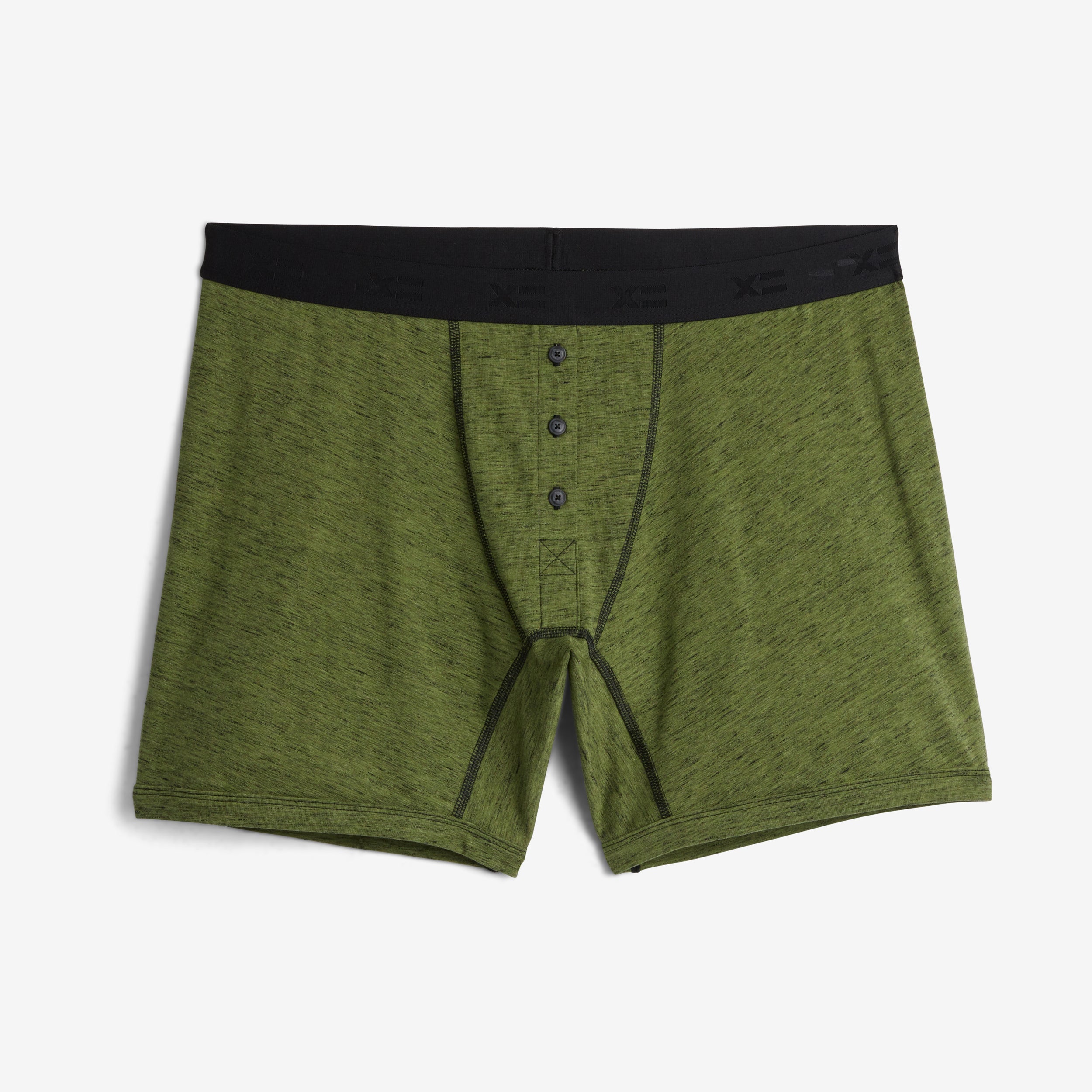 6" Fly Boxer Briefs - Forest Heather