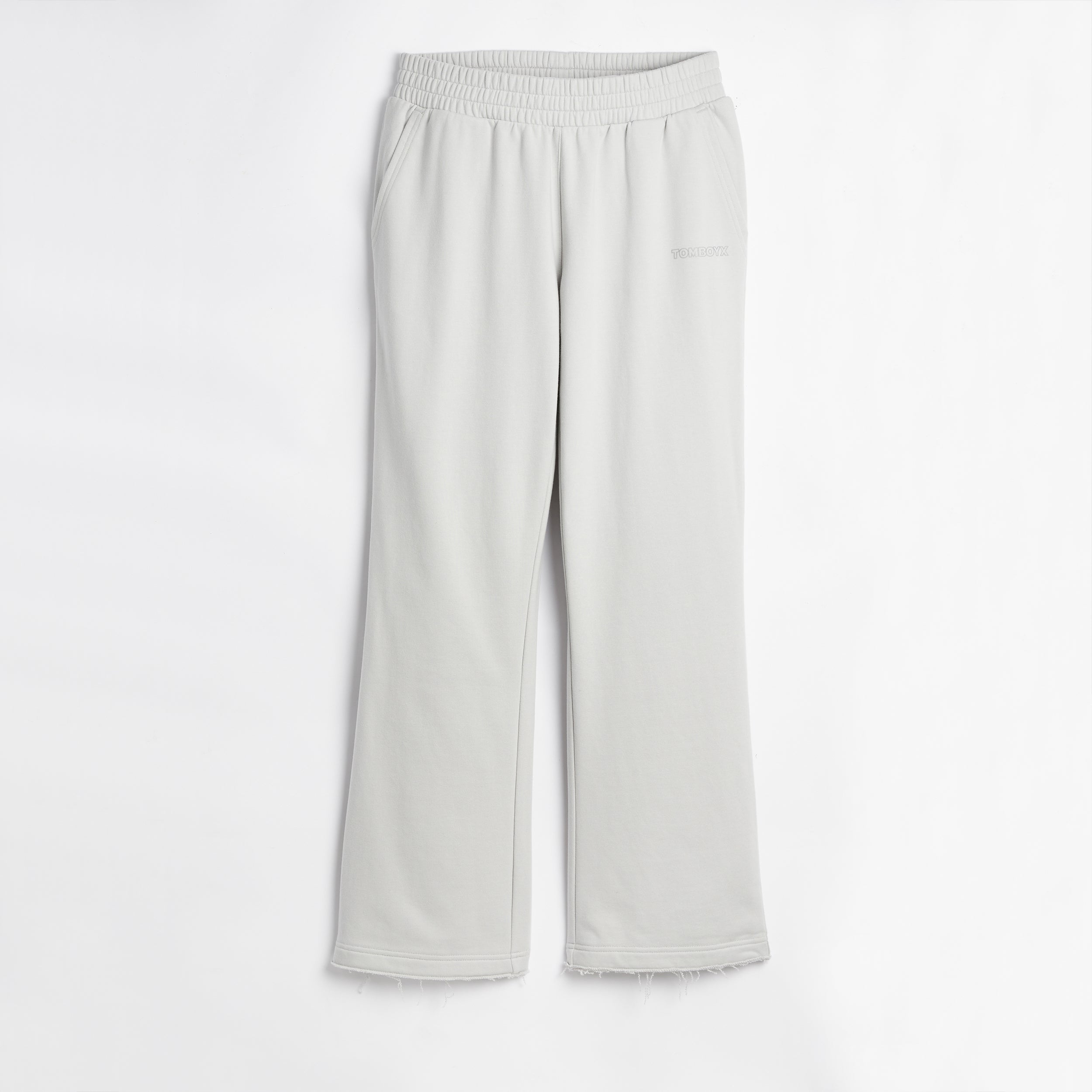 French Terry Flare Pant - Concrete Gray