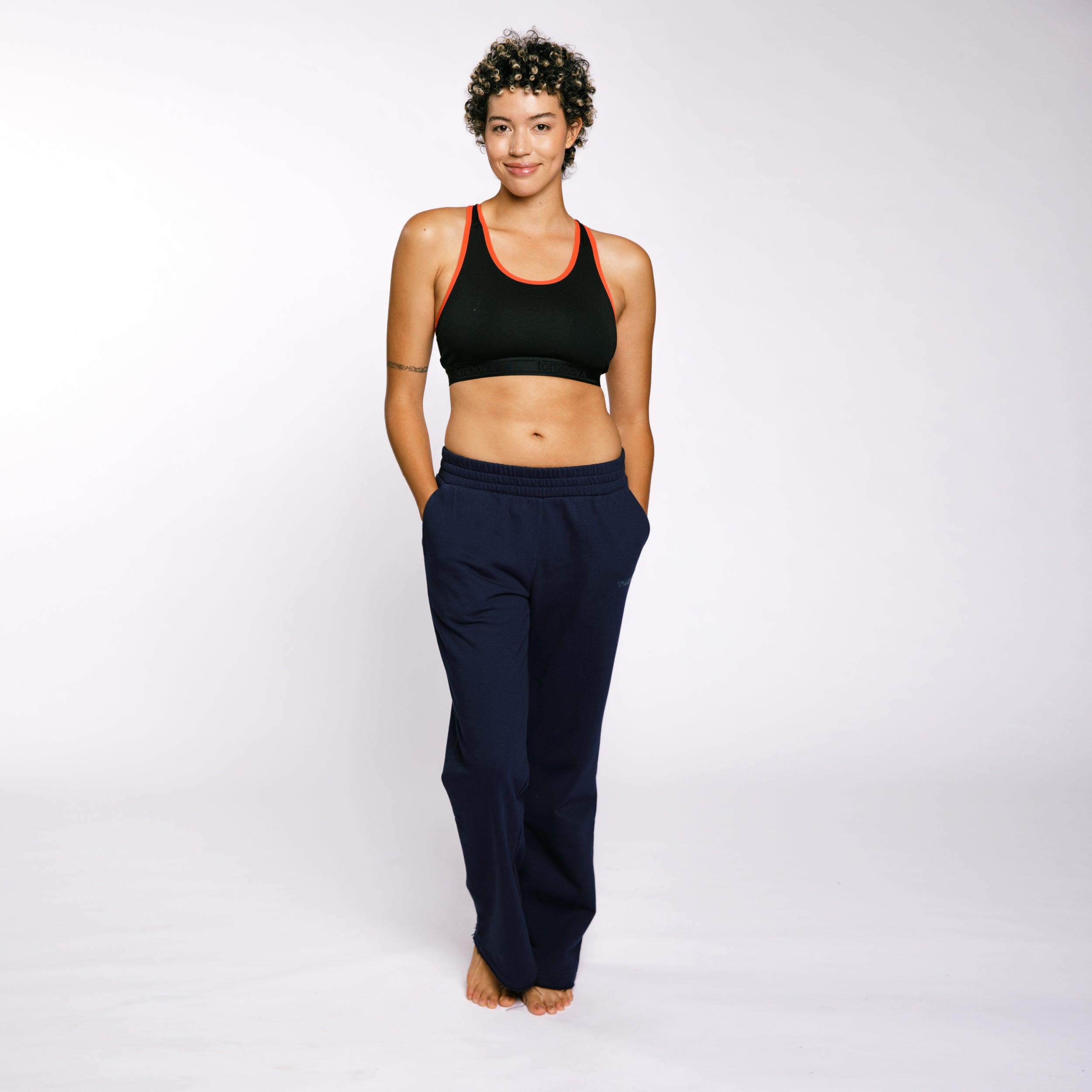 French Terry Flare Pant - Future Dusk