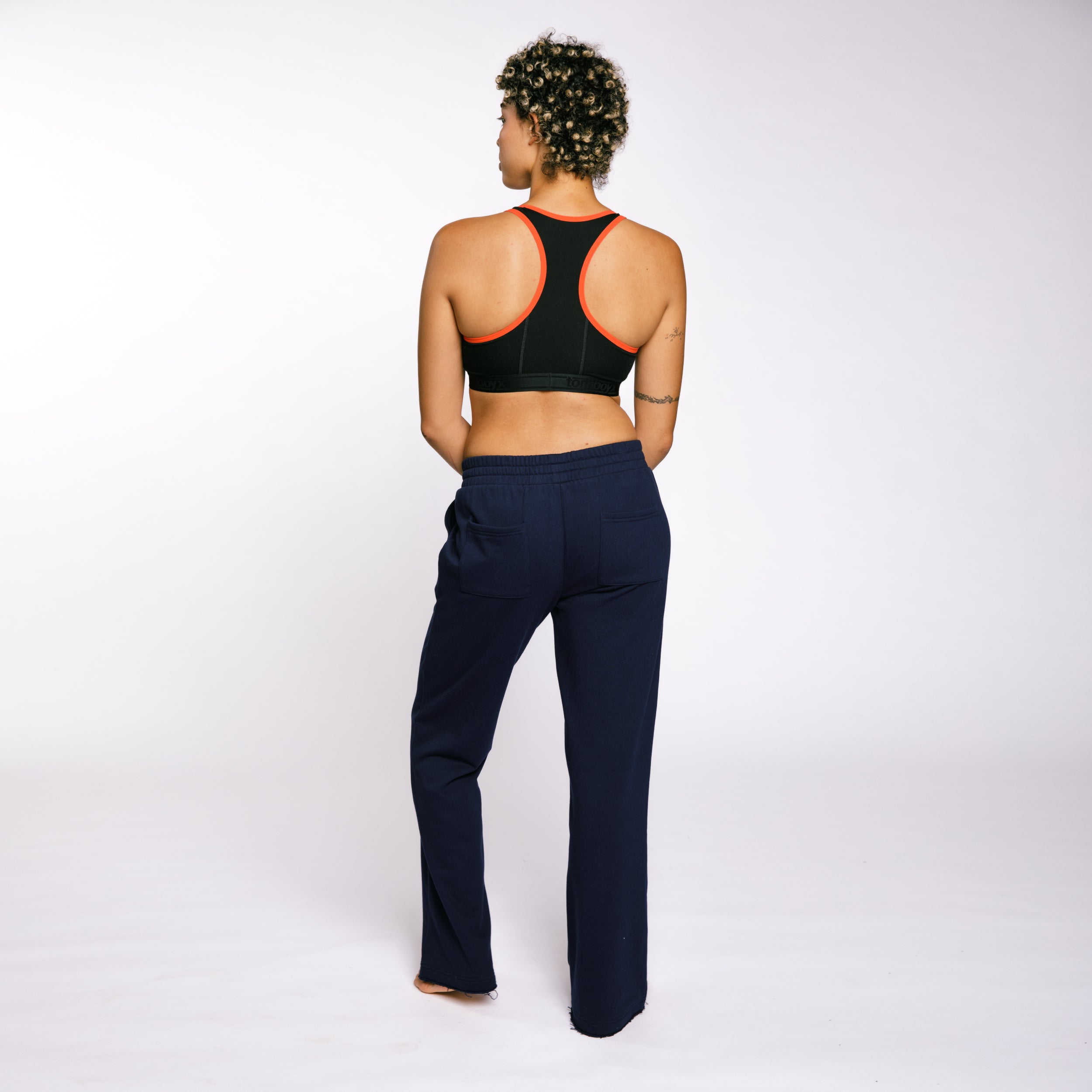 French Terry Flare Pant - Future Dusk