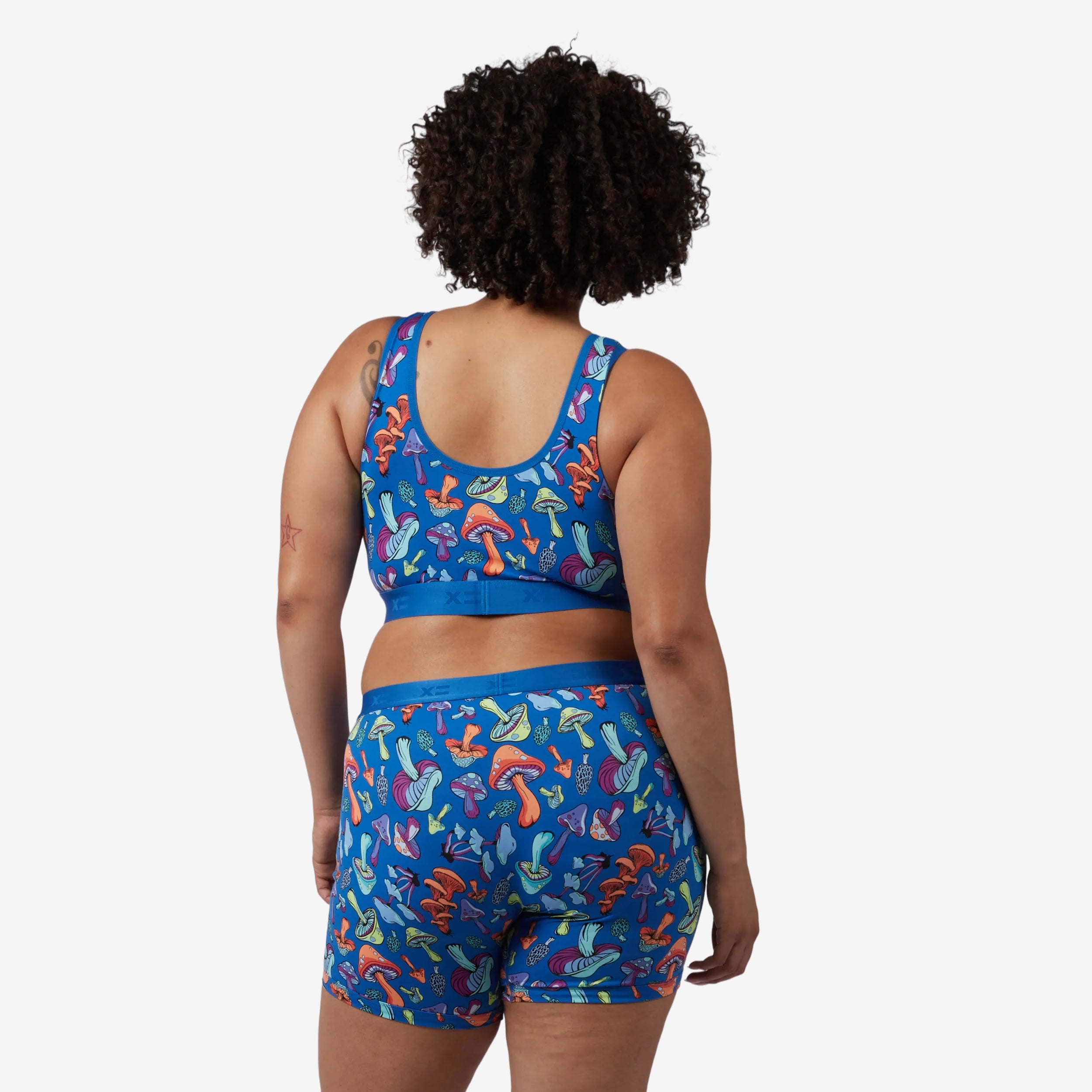 6" No Fly Boxer Briefs - Funky Fungi