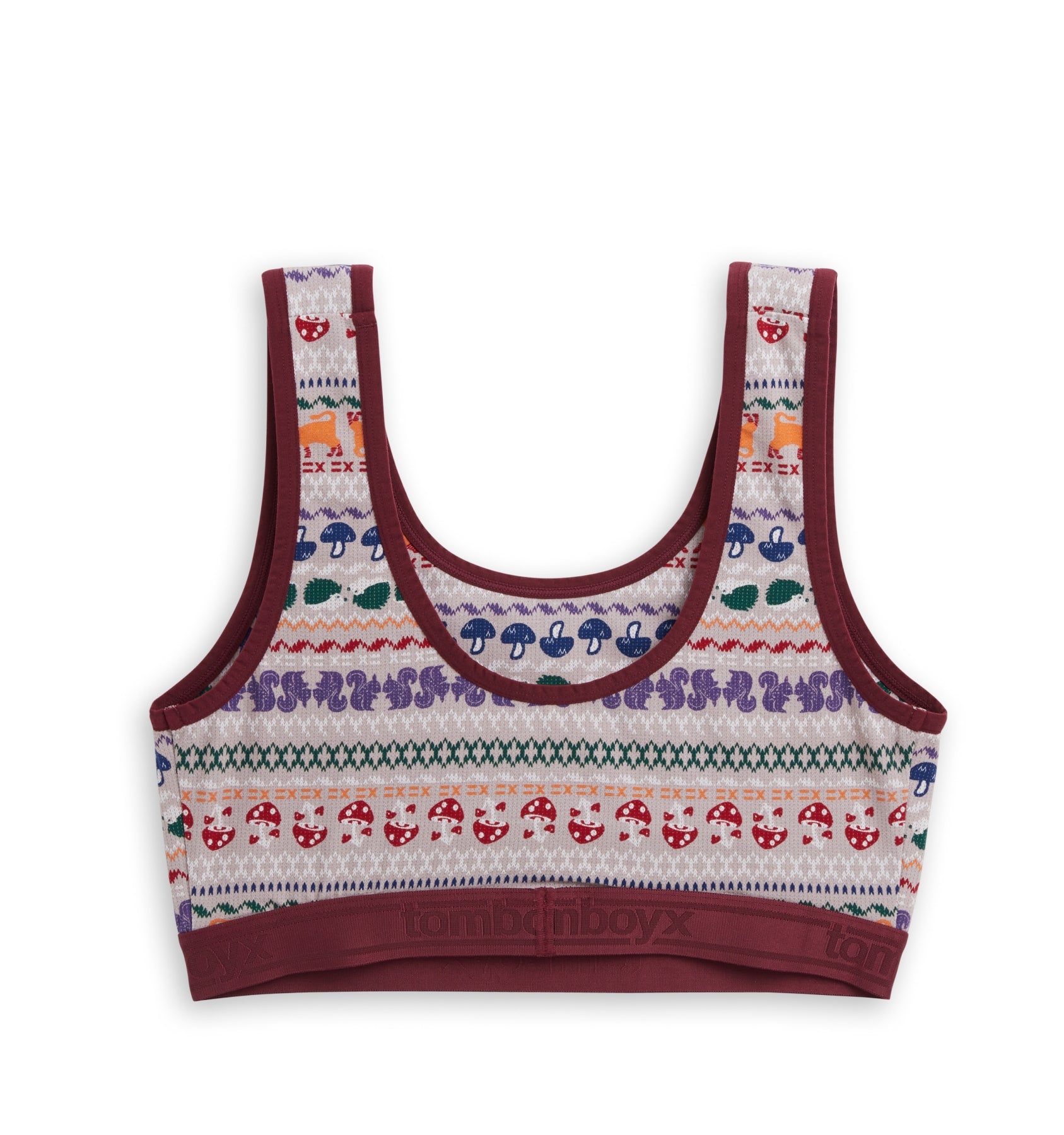 Essentials Soft Bra - Furry Fairisle