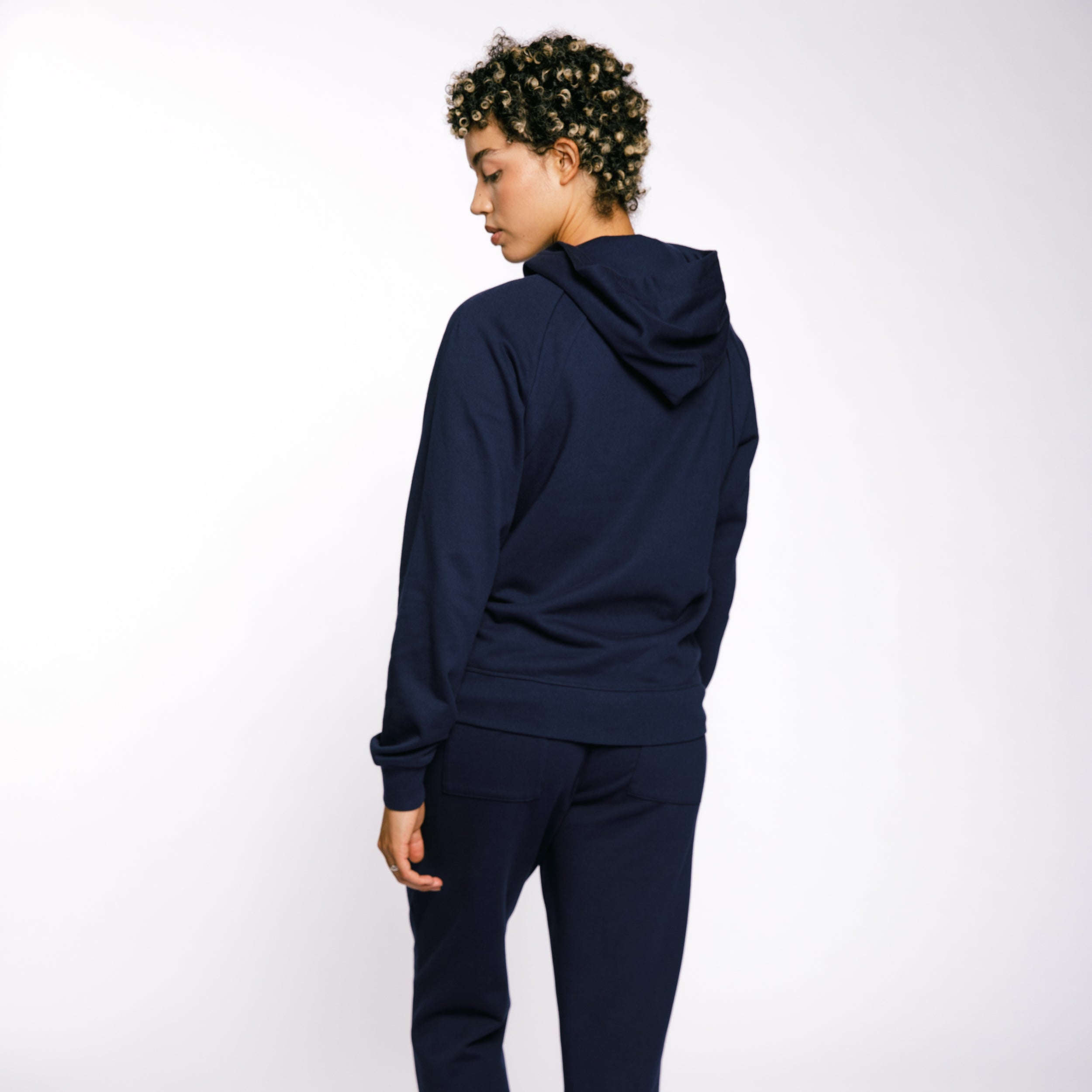 French Terry Full Zip Hoodie - Future Dusk