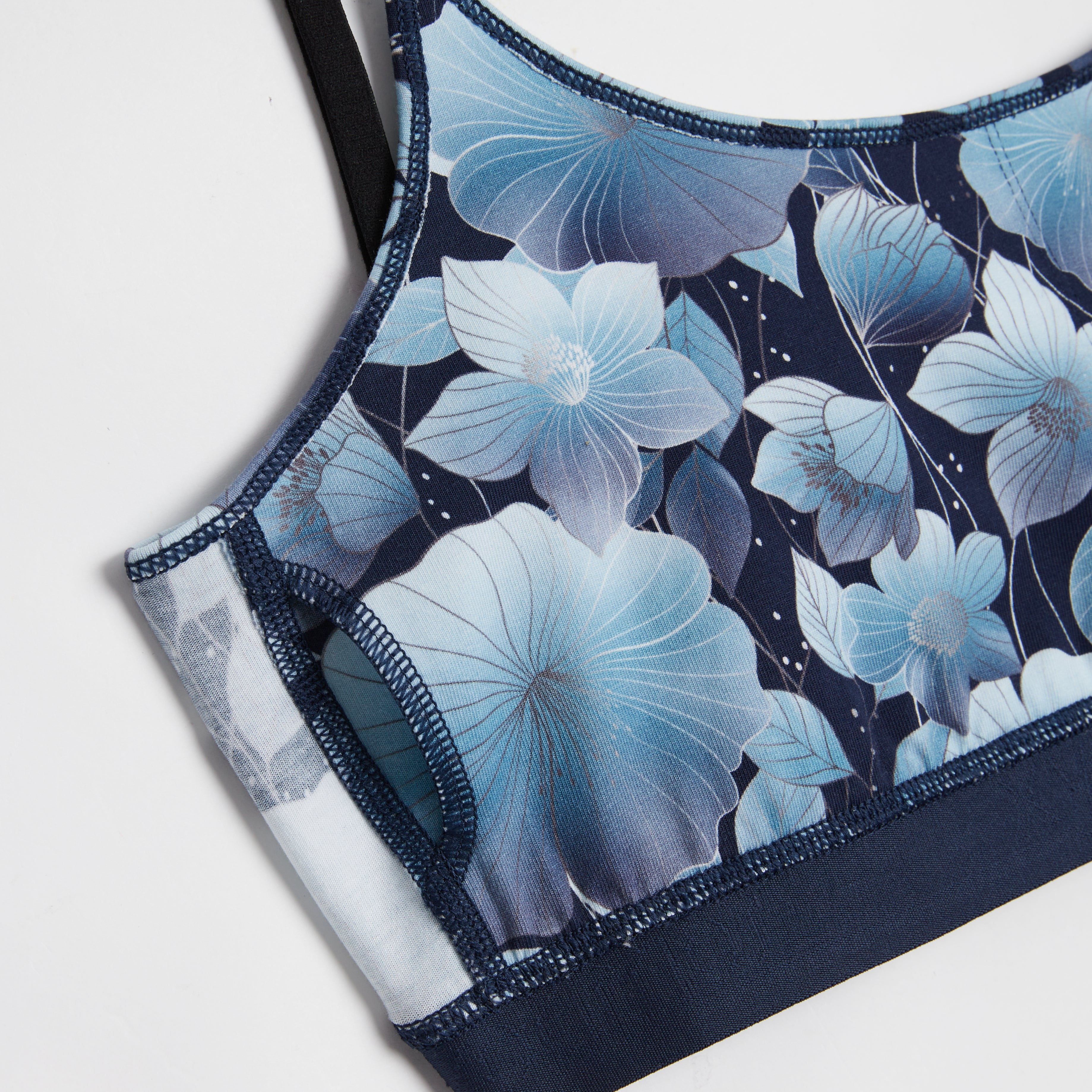 Low Cut Soft Bra - Glimmer Garden