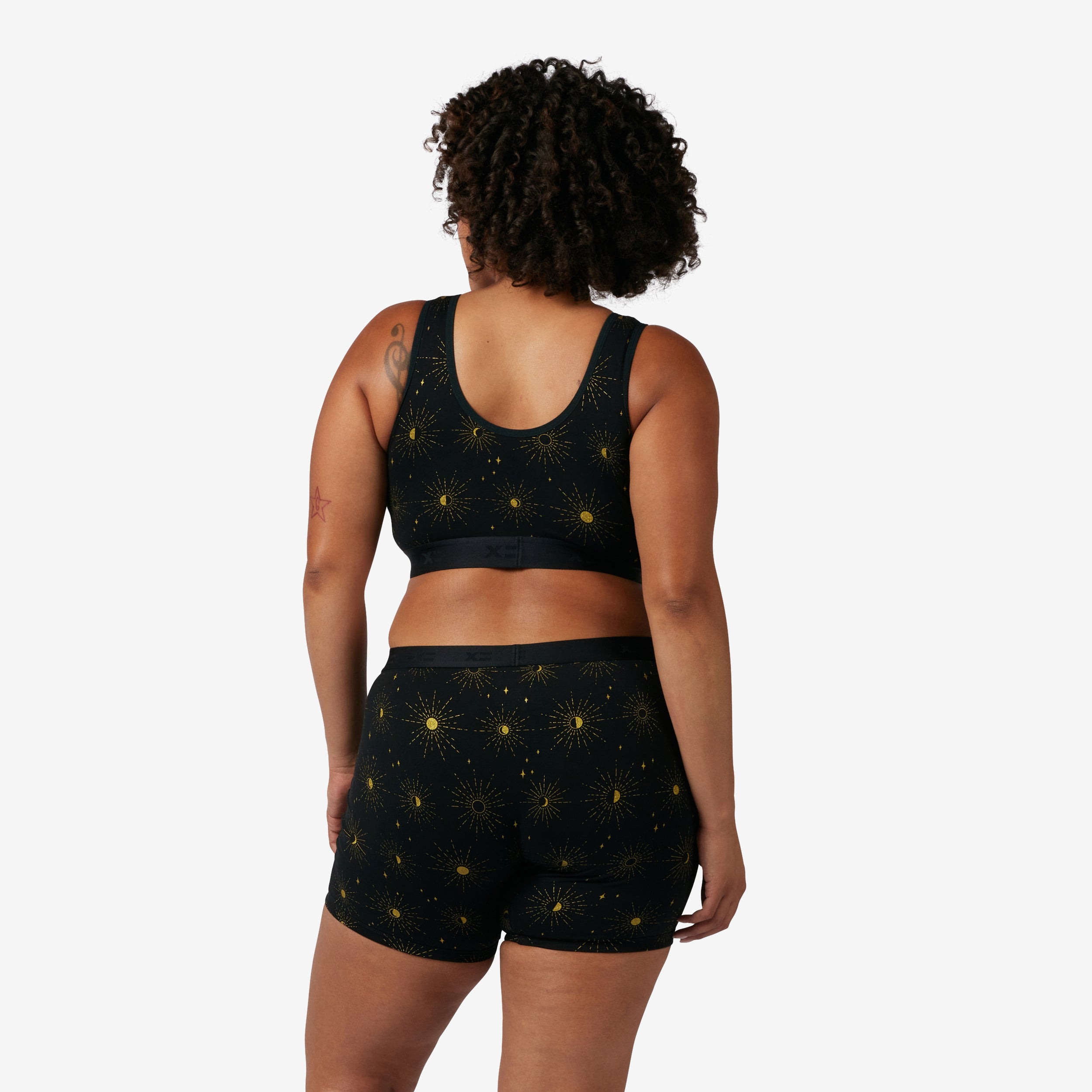 6" No Fly Boxer Briefs - Golden Nights