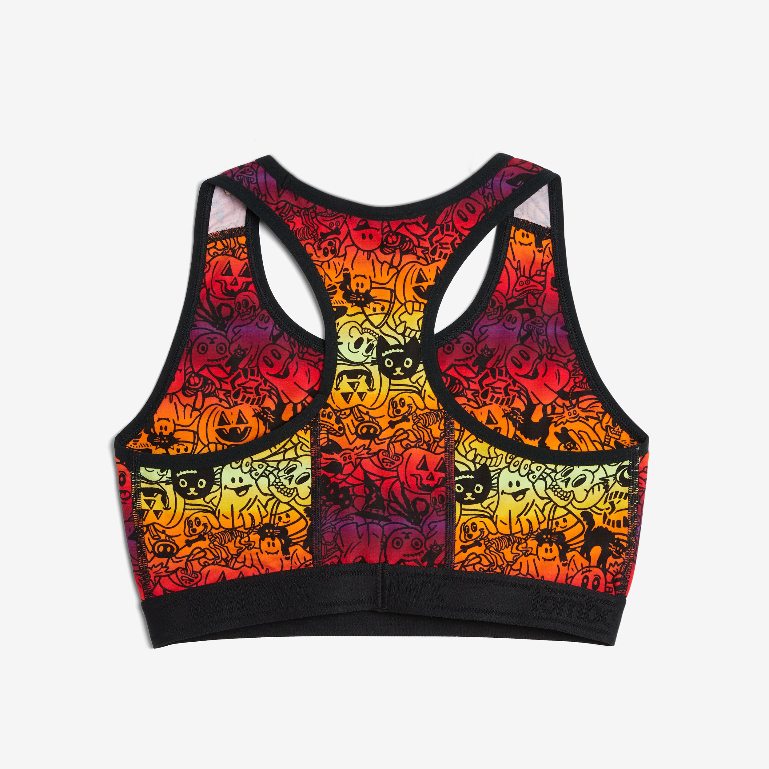 Racerback Soft Bra - Halloweenie