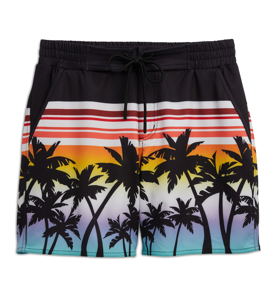 Swim 7" Heritage Board Shorts Heavy Weight Hawaiian Heat