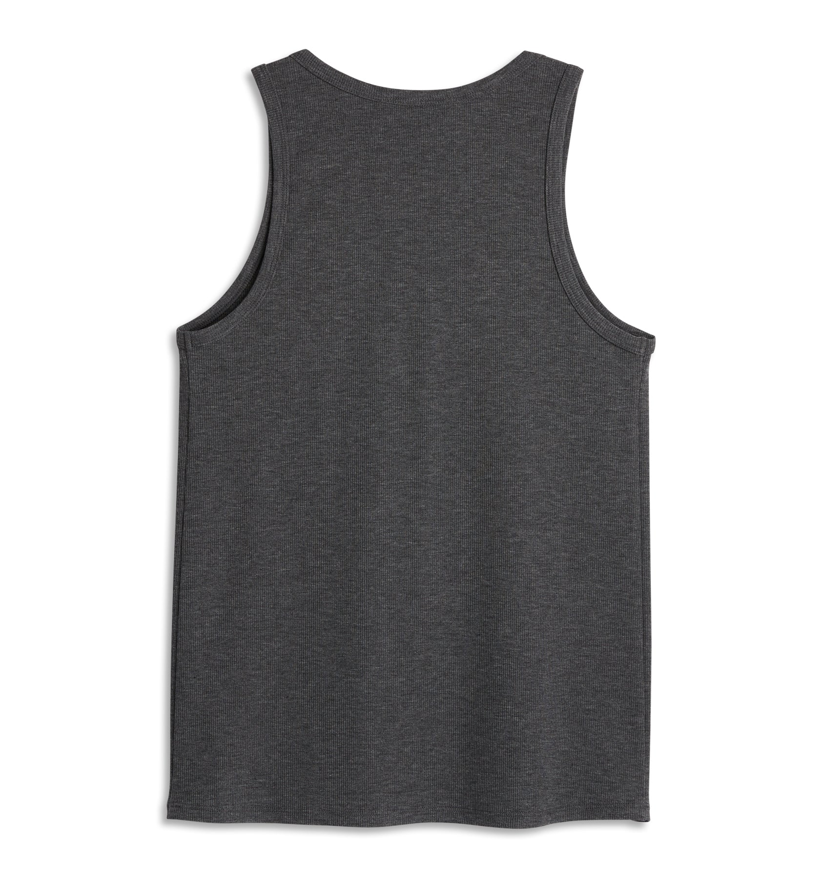 Bamboo Rib Tank - Heather Gray