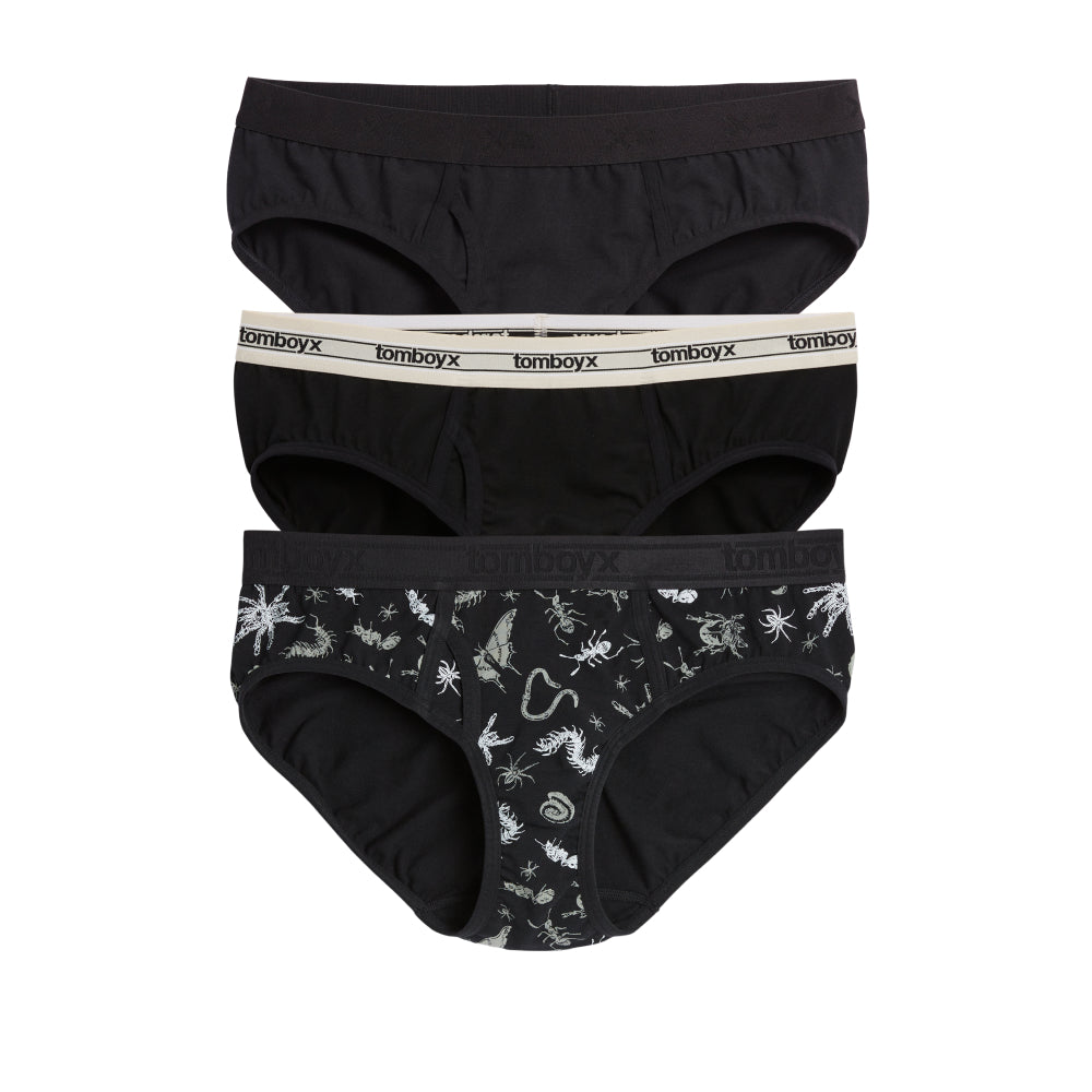 Iconic Briefs 3-Pack - Bug Out