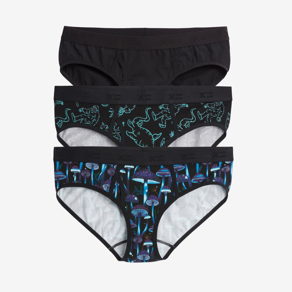 Iconic Brief 3-Pack - Moonlit Mushroom
