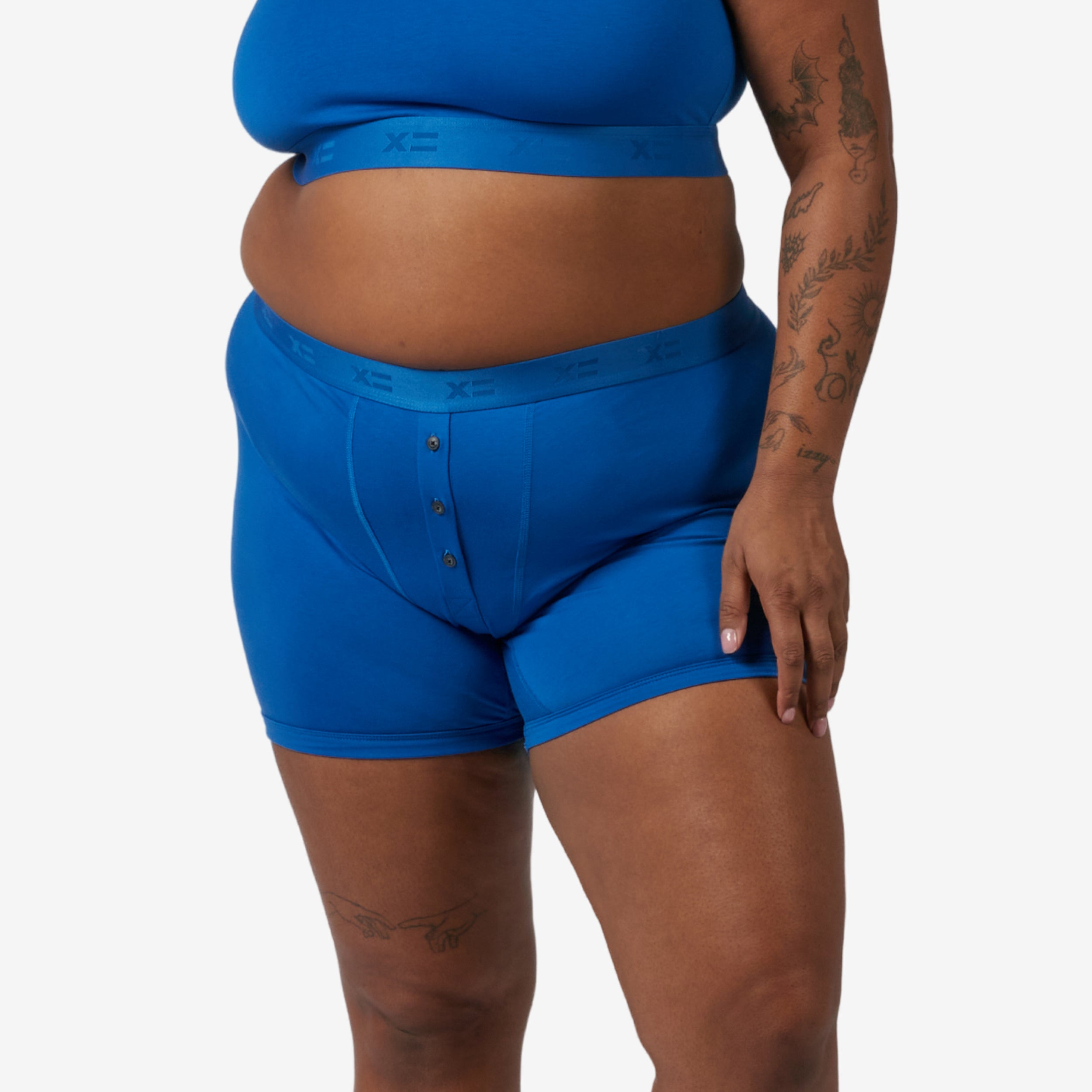 6" Fly Boxer Briefs - Ink Blue