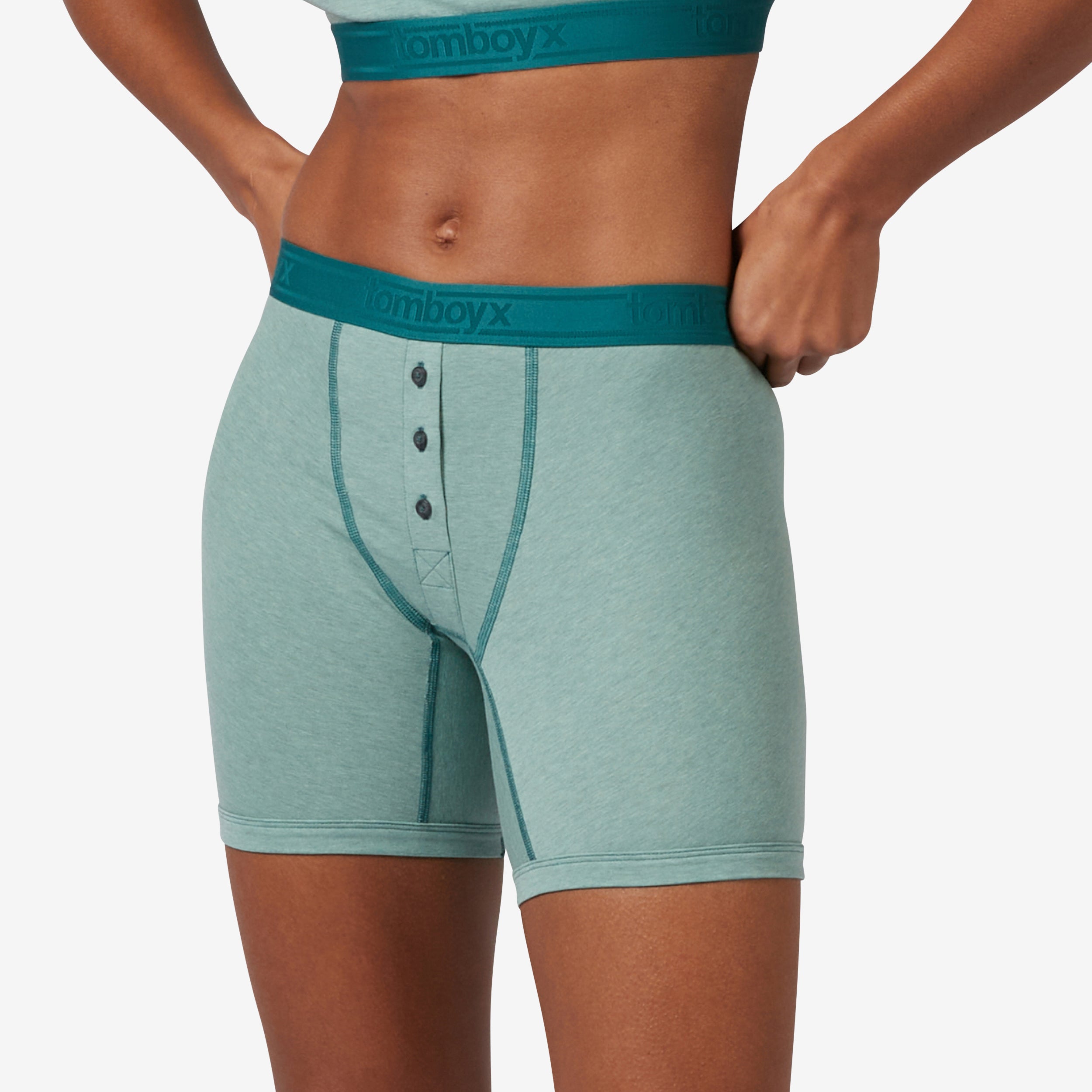 6" Fly Boxer Briefs - Jaded Teal