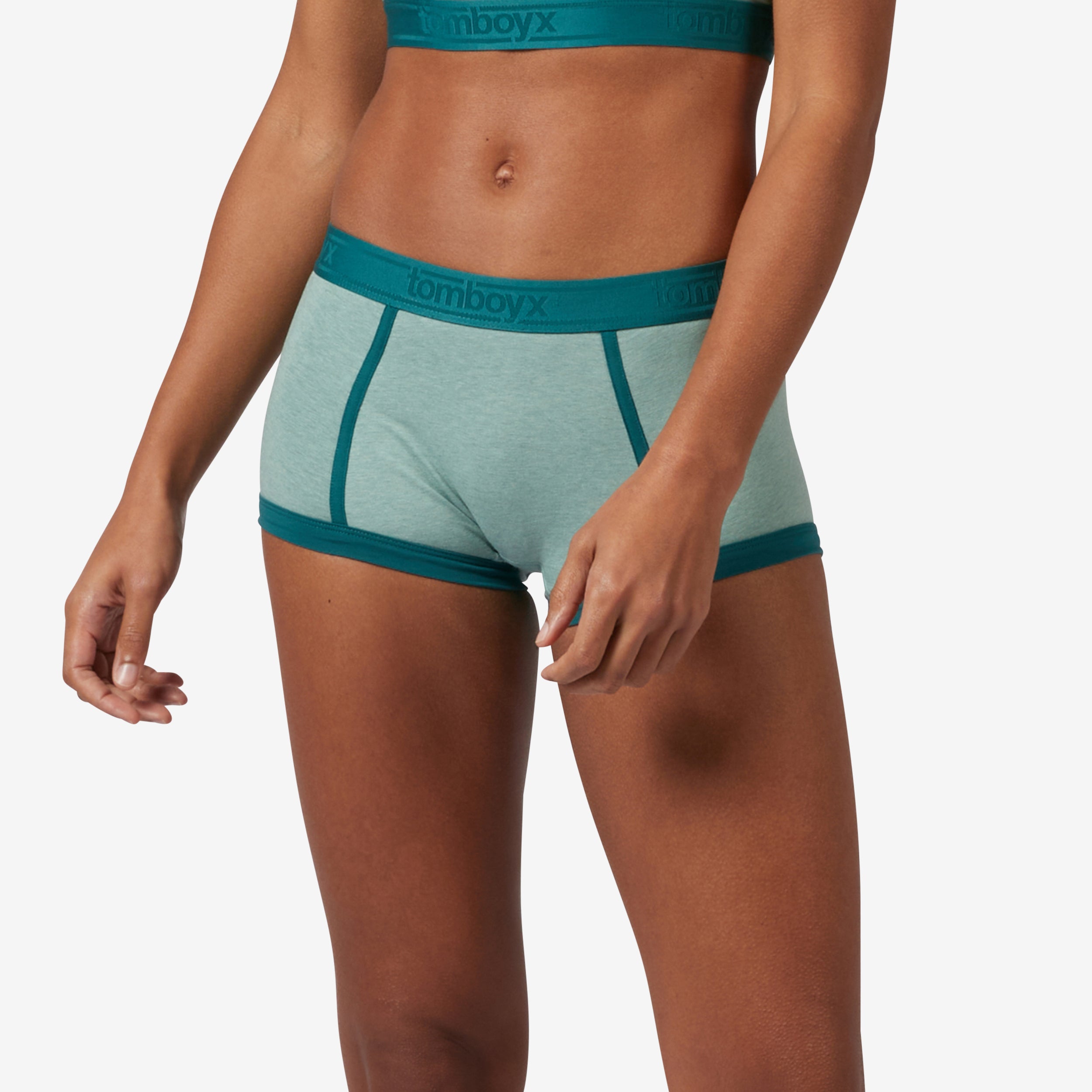 Boy Shorts - Jaded Teal